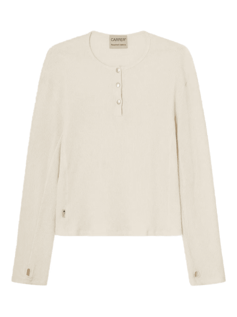 Henley buttoned sweater - Image 1