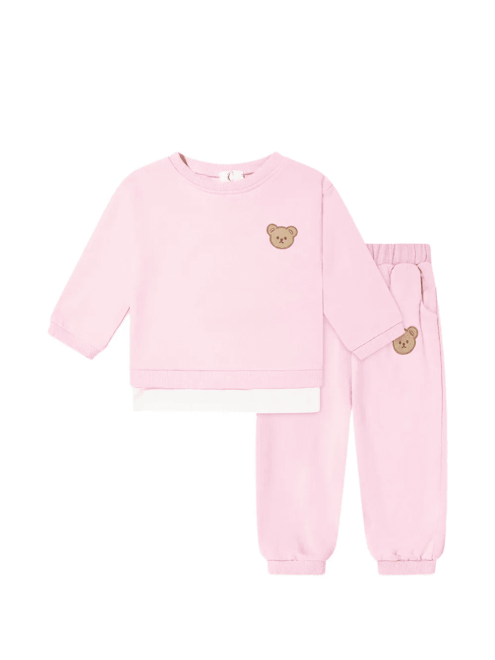 bear appliqué tracksuit - Image 1