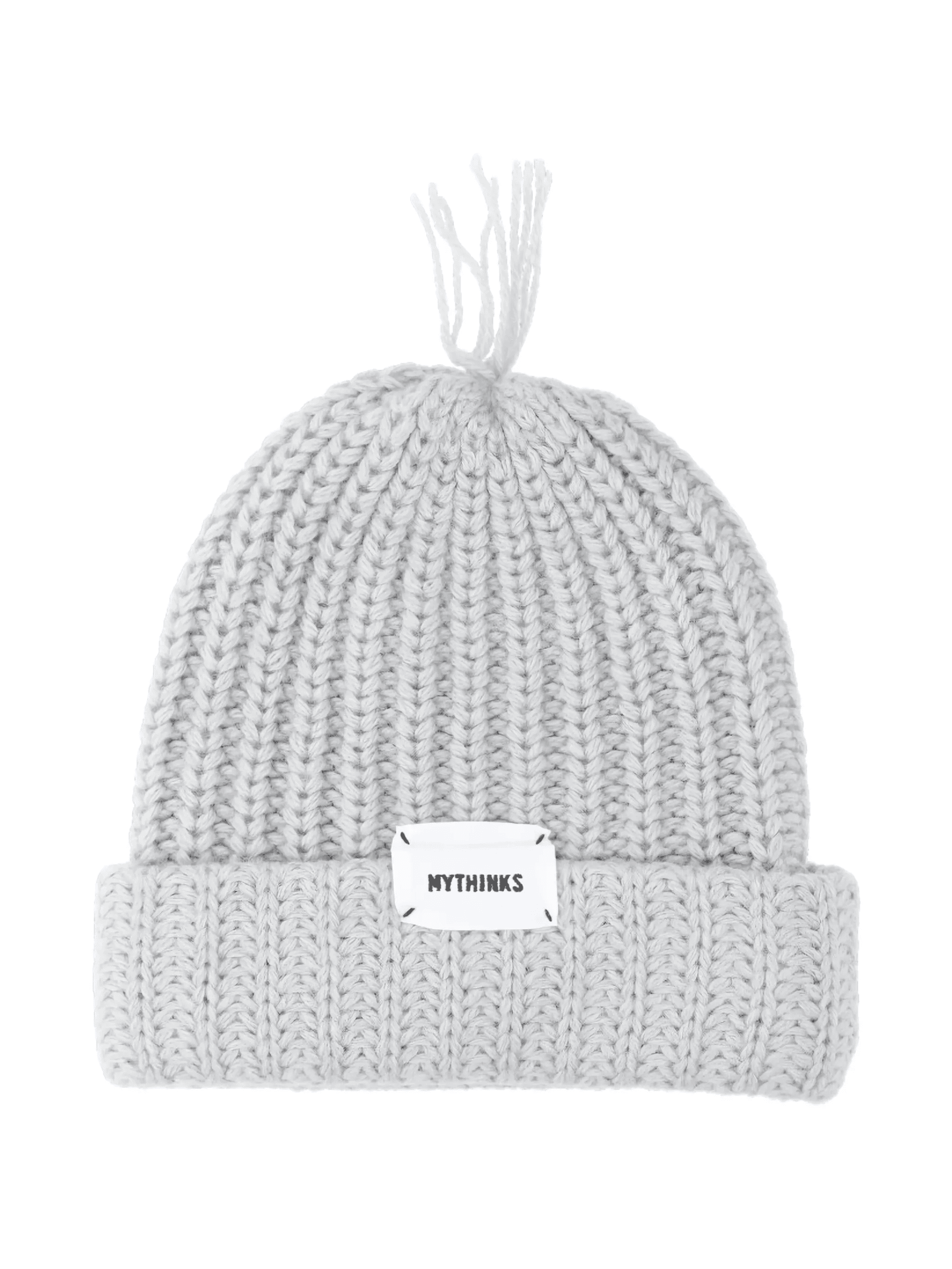 ribbed-knit beanie hat - Image 1