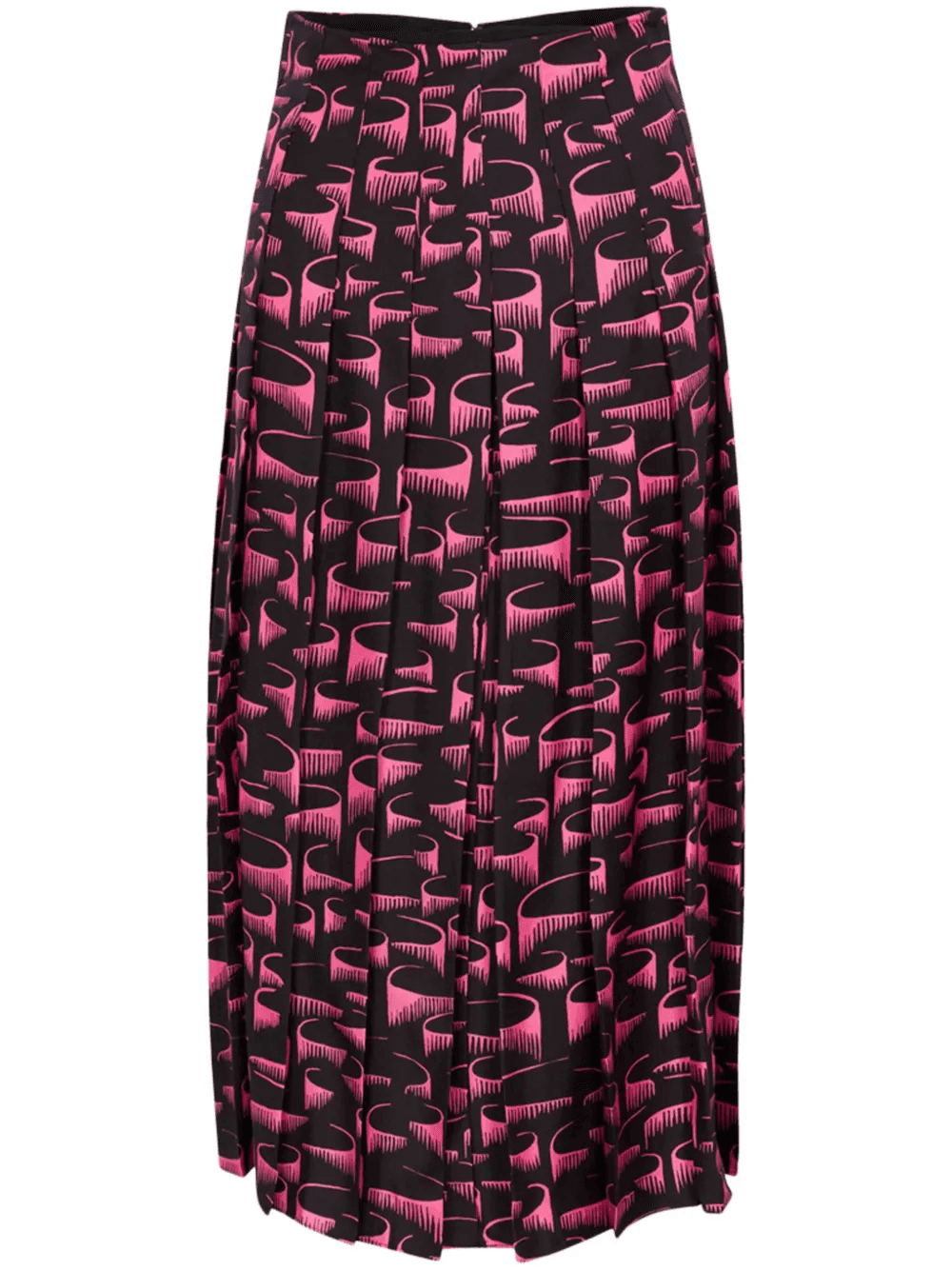 The Leslie abstract-print midi skirt - Image 1