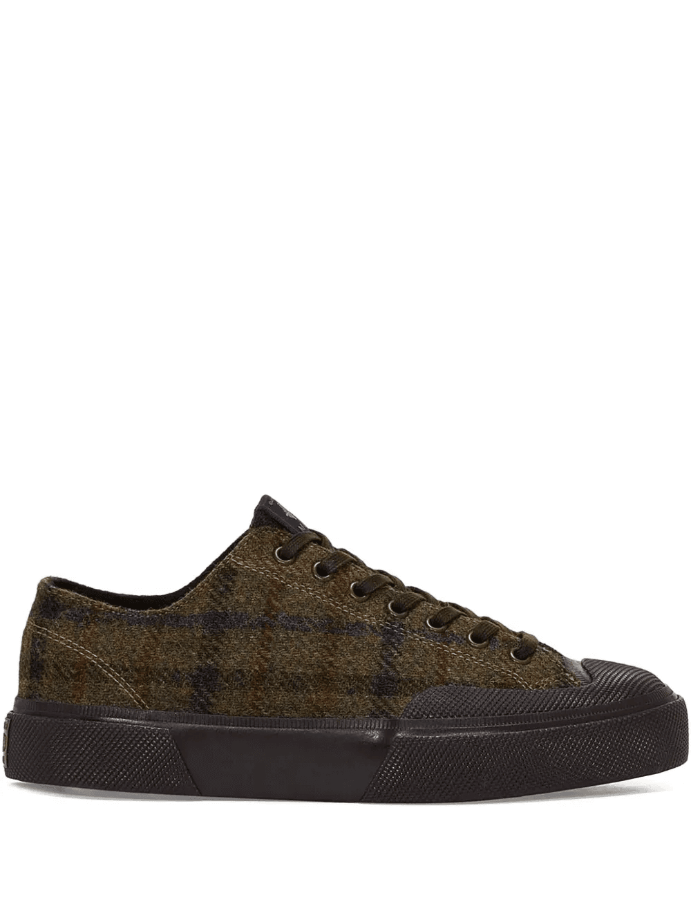 2432 plaid lace-up sneakers - Image 1