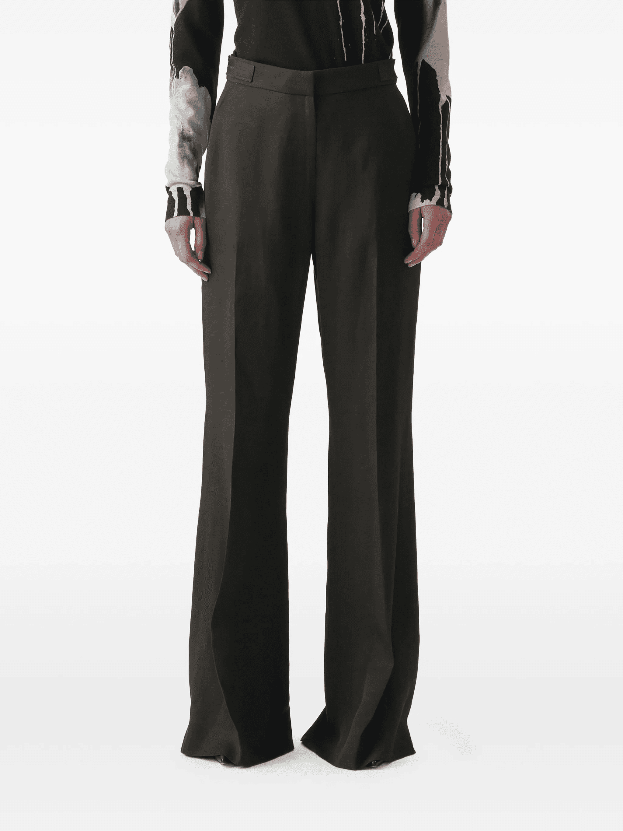back-slit-detail trousers - Image 1