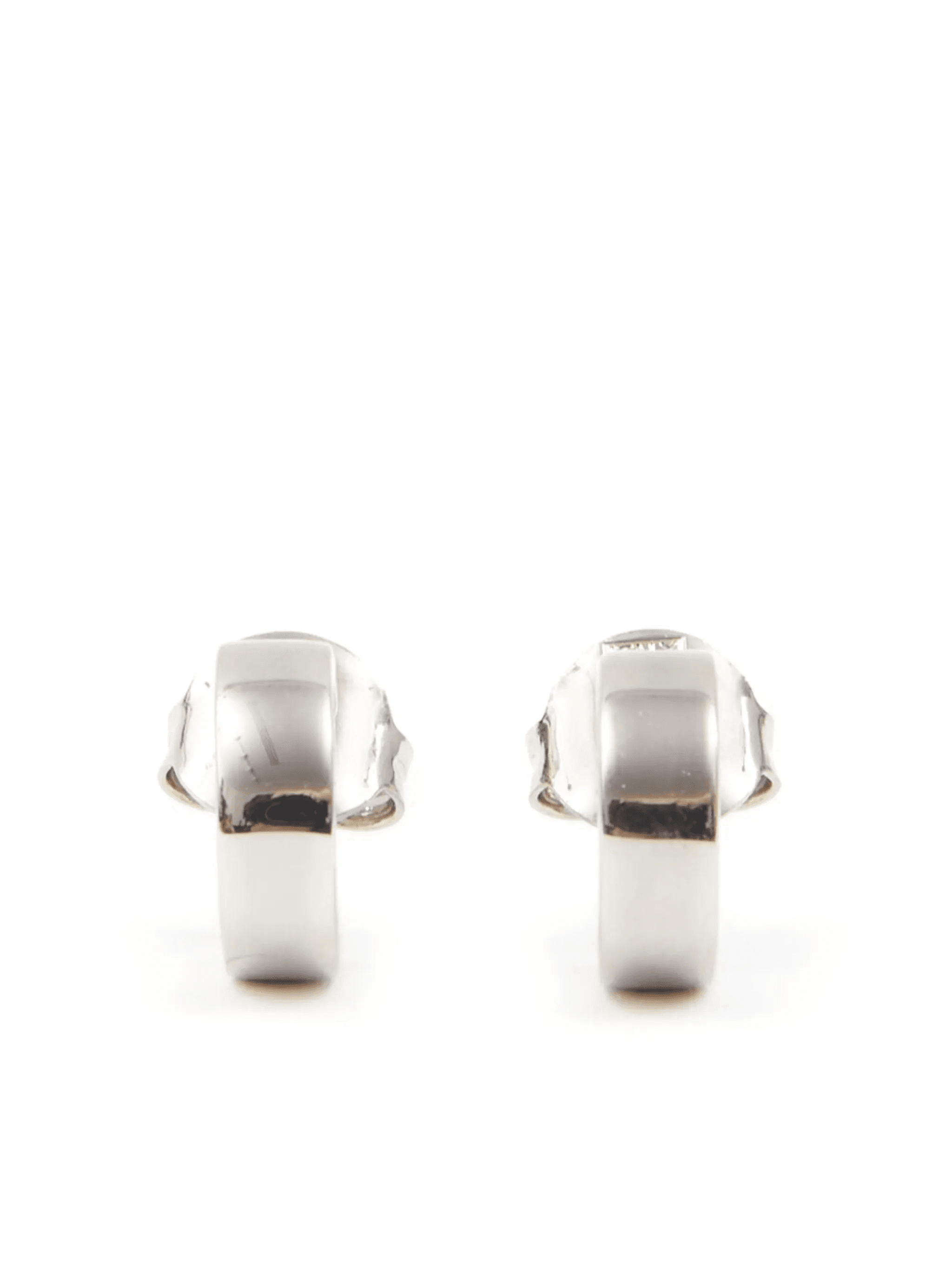 Numeric engraved hoop earrings - Image 1
