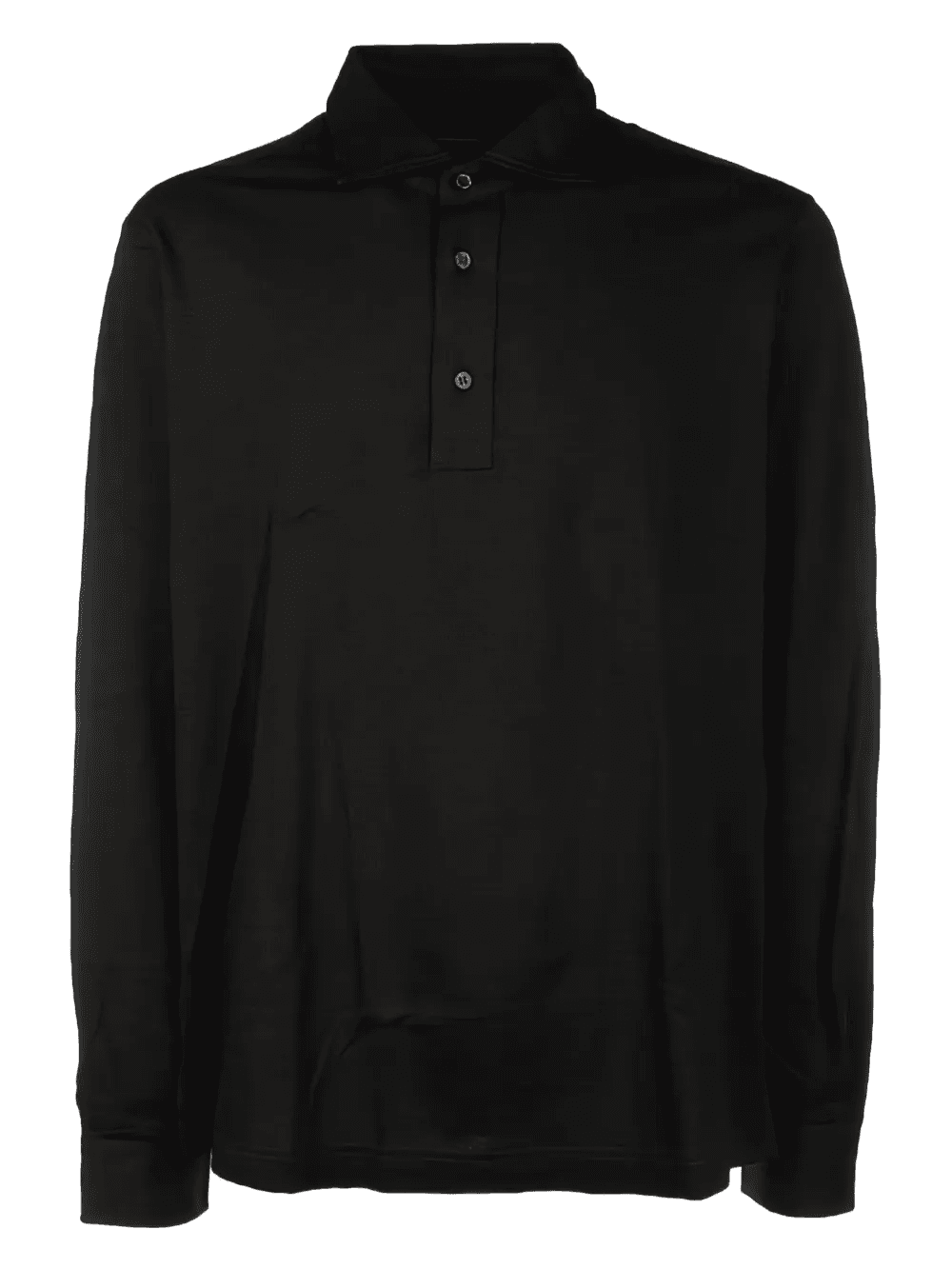 long-sleeved polo shirt - Image 1