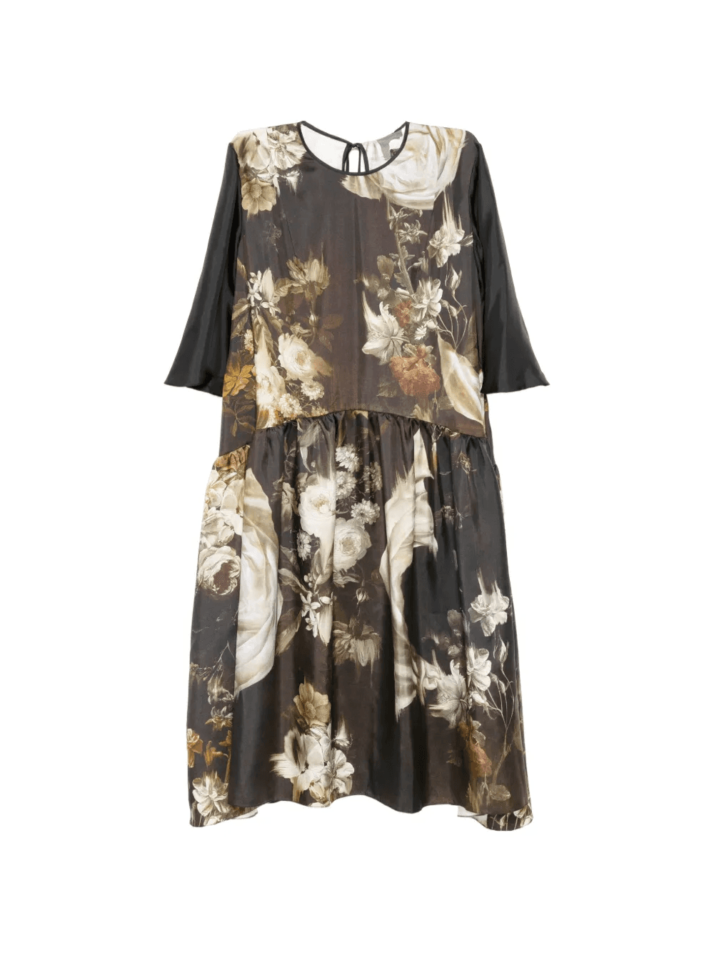 floral print drop waist dress - Image 1