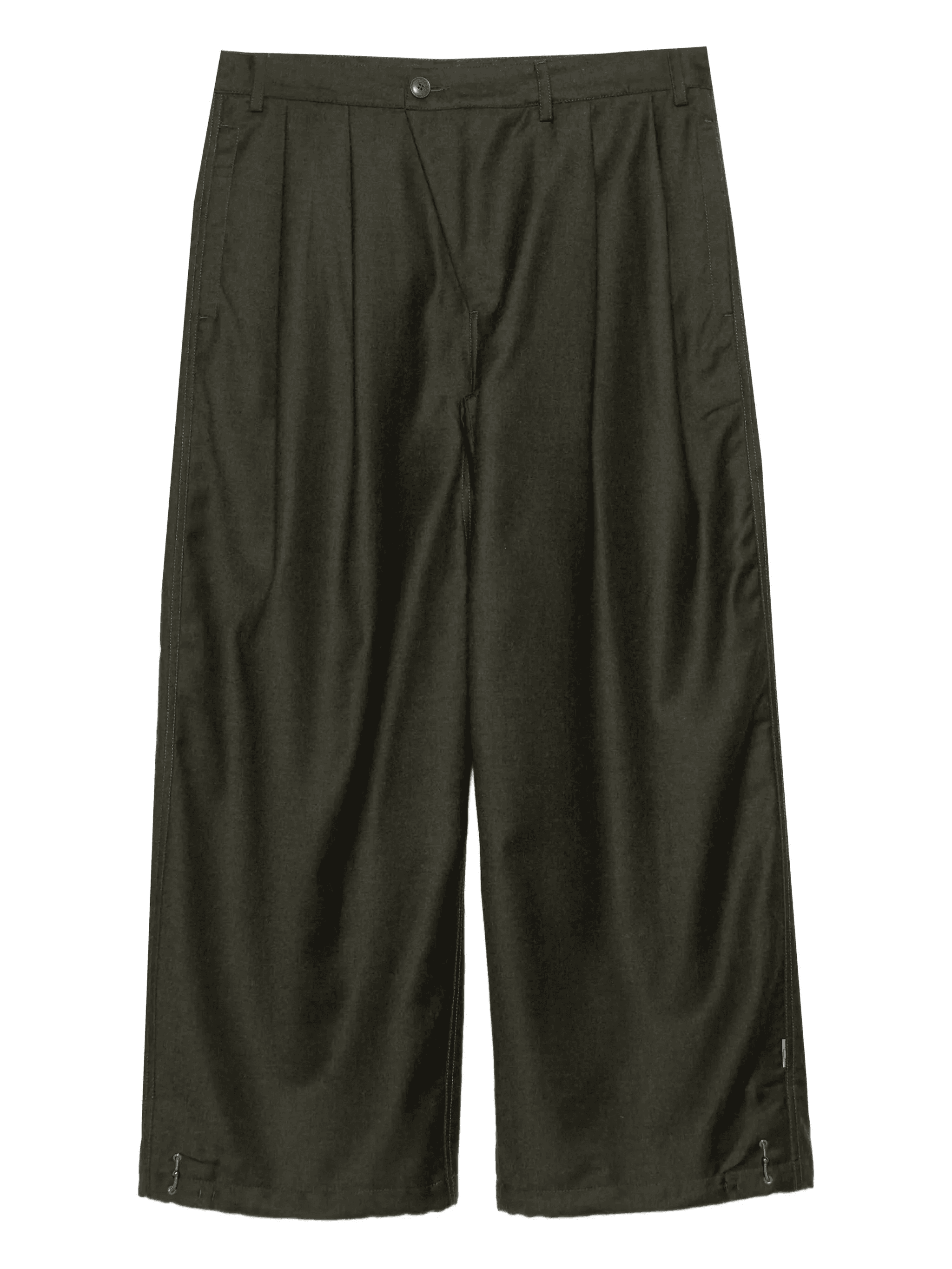 pleated wide-leg trousers - Image 1