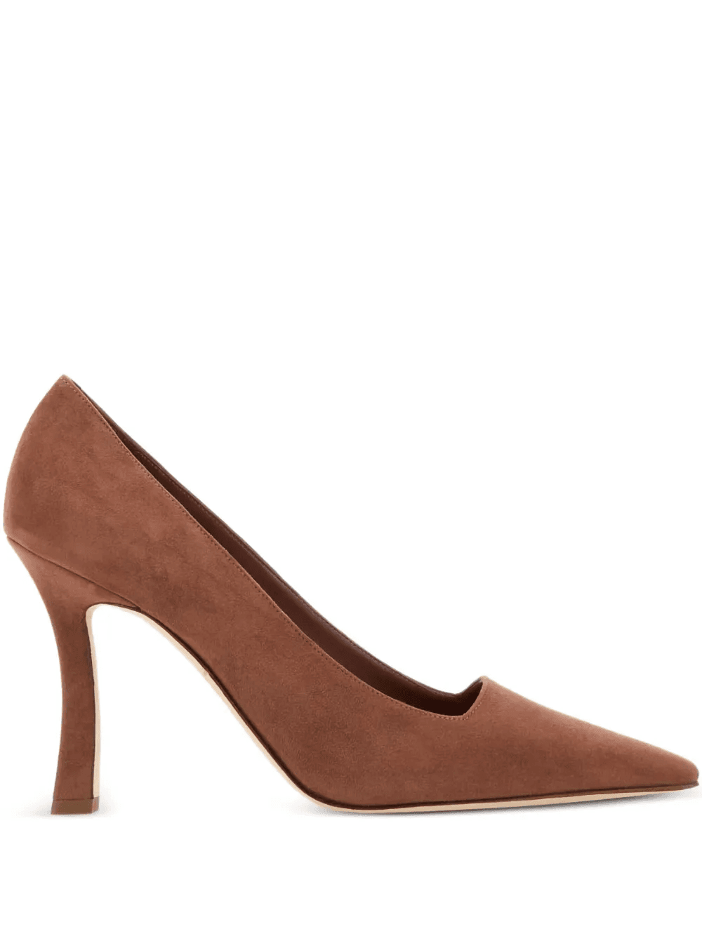 105mm Moira suede pointed-toe pumps - Image 1