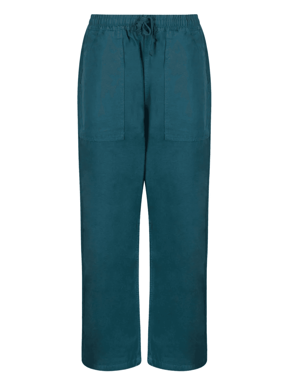 drawstring cotton trousers - Image 1