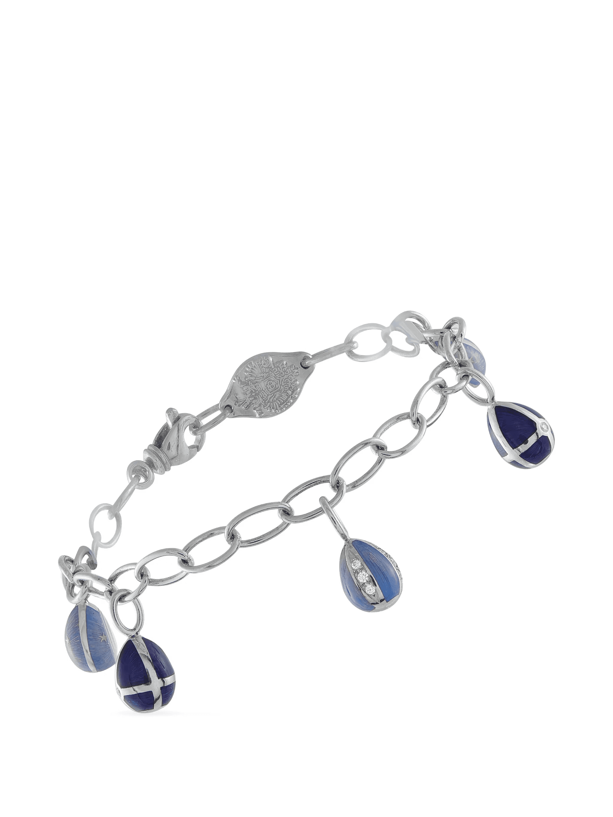diamond and enamel bracelet - Image 1