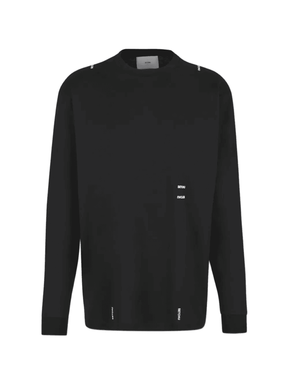 round-neck long-sleeve top - Image 1