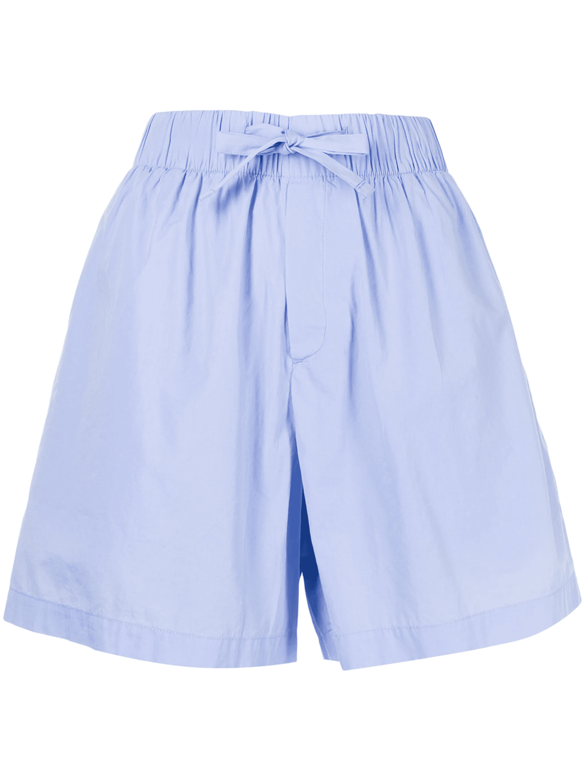 wide-leg poplin pyjama shorts - Image 1