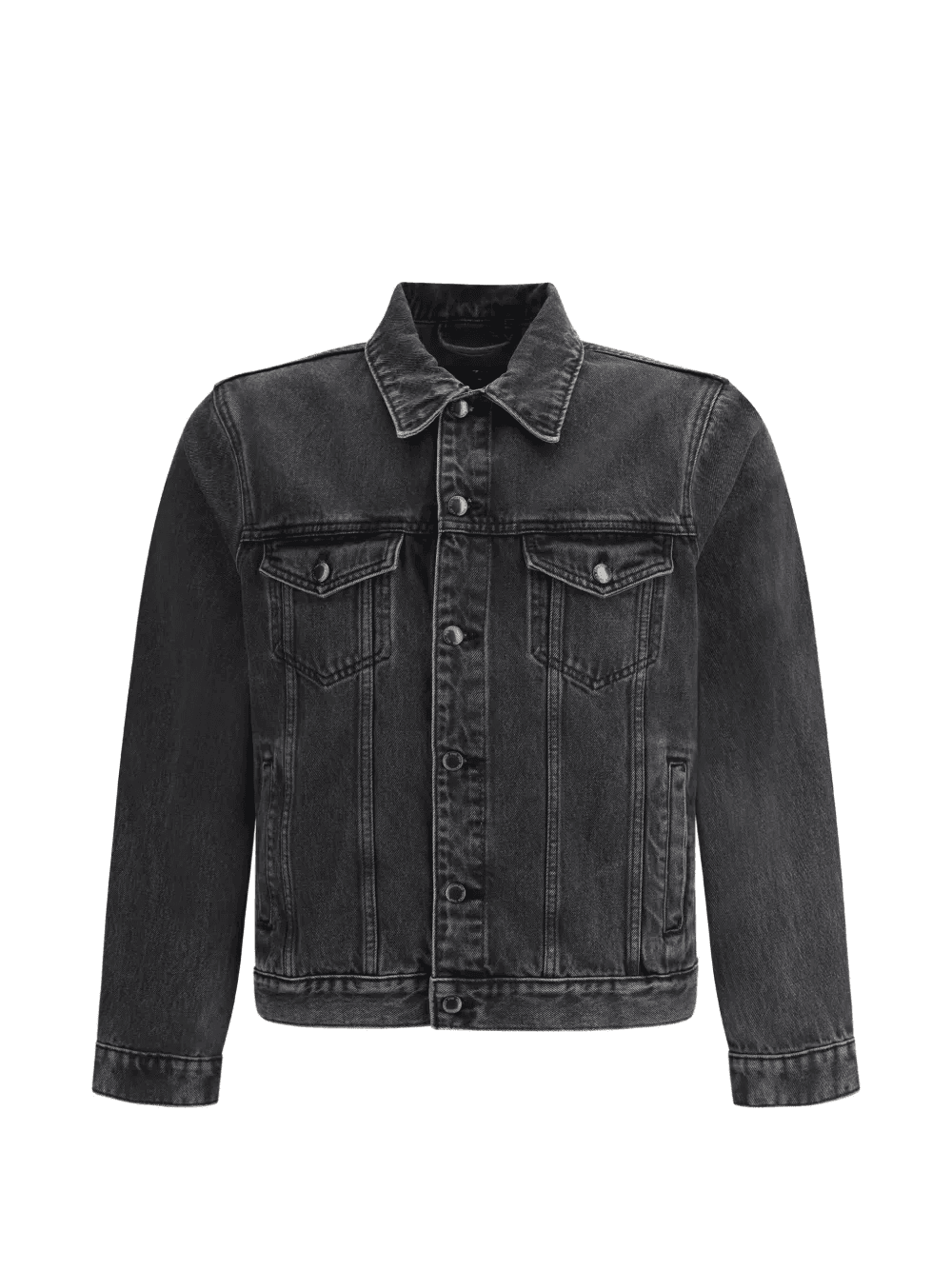 buttoned flap-pocket jacket - Image 1