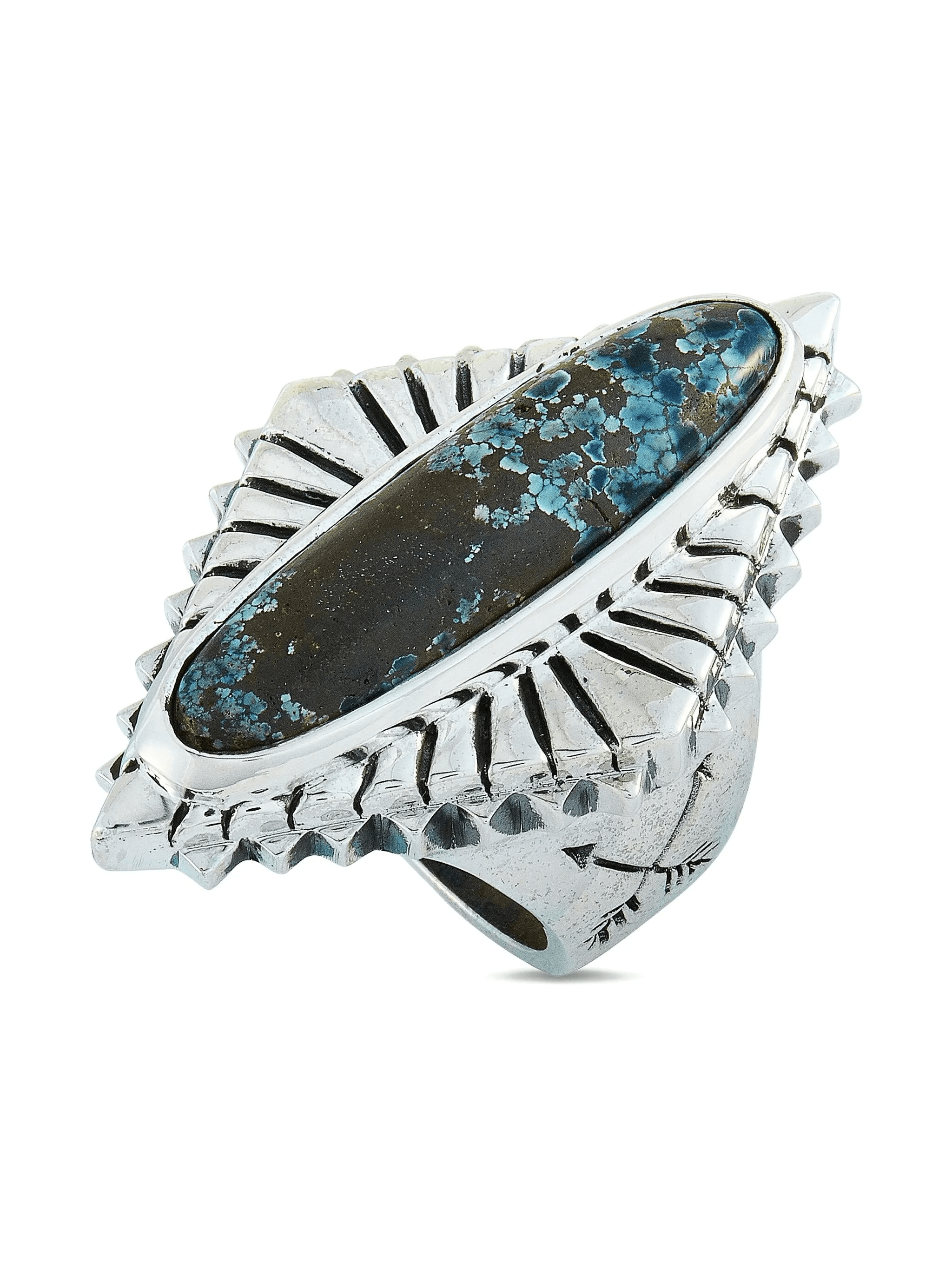 Concho turquoise ring - Image 1