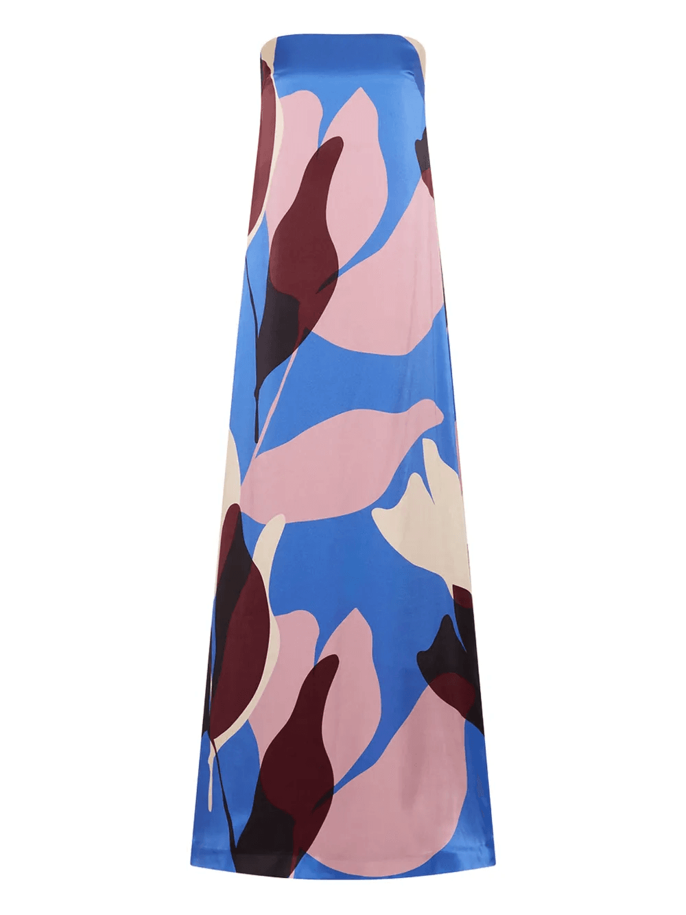 Mika abstract-print strapless maxi dress - Image 1
