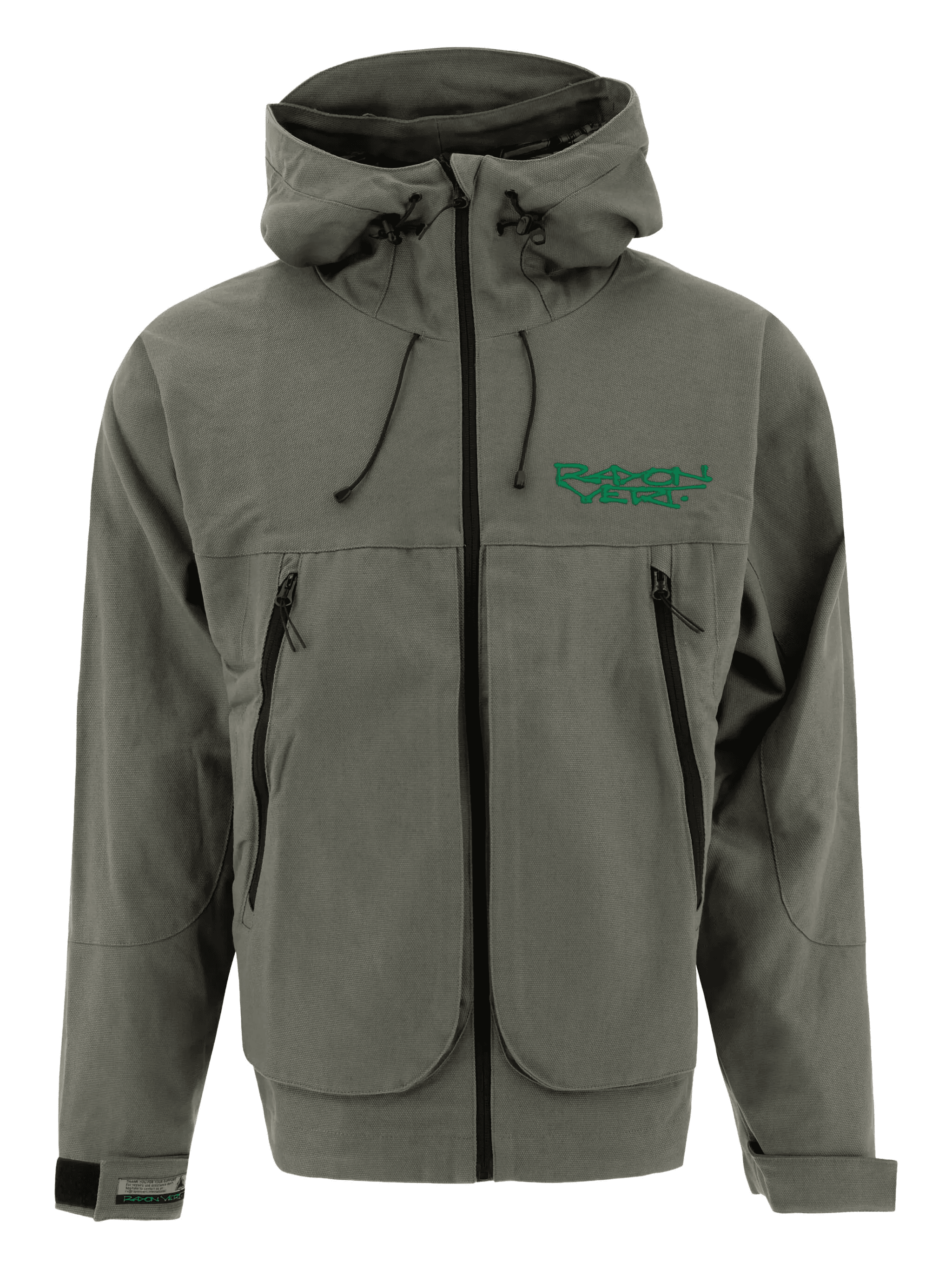 zip-front hooded jacket - Image 1