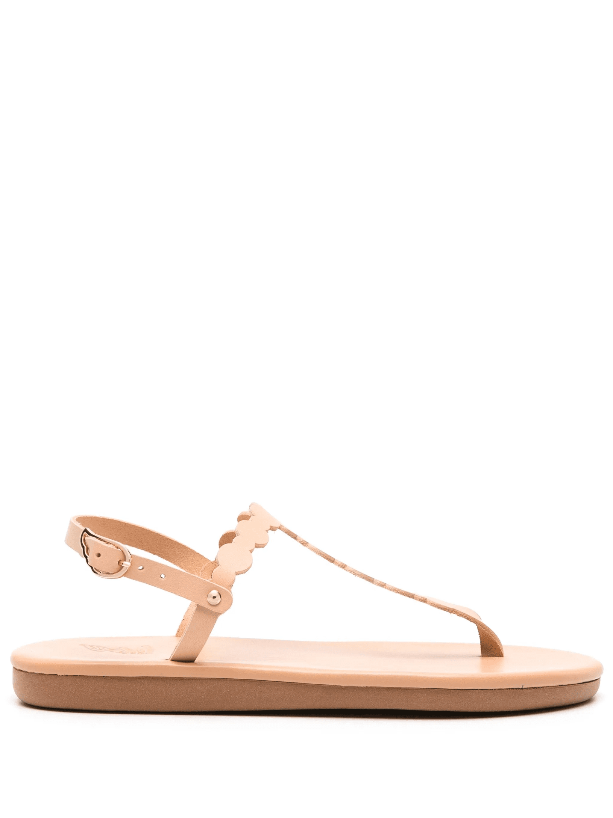 Velos flat leather sandals - Image 1
