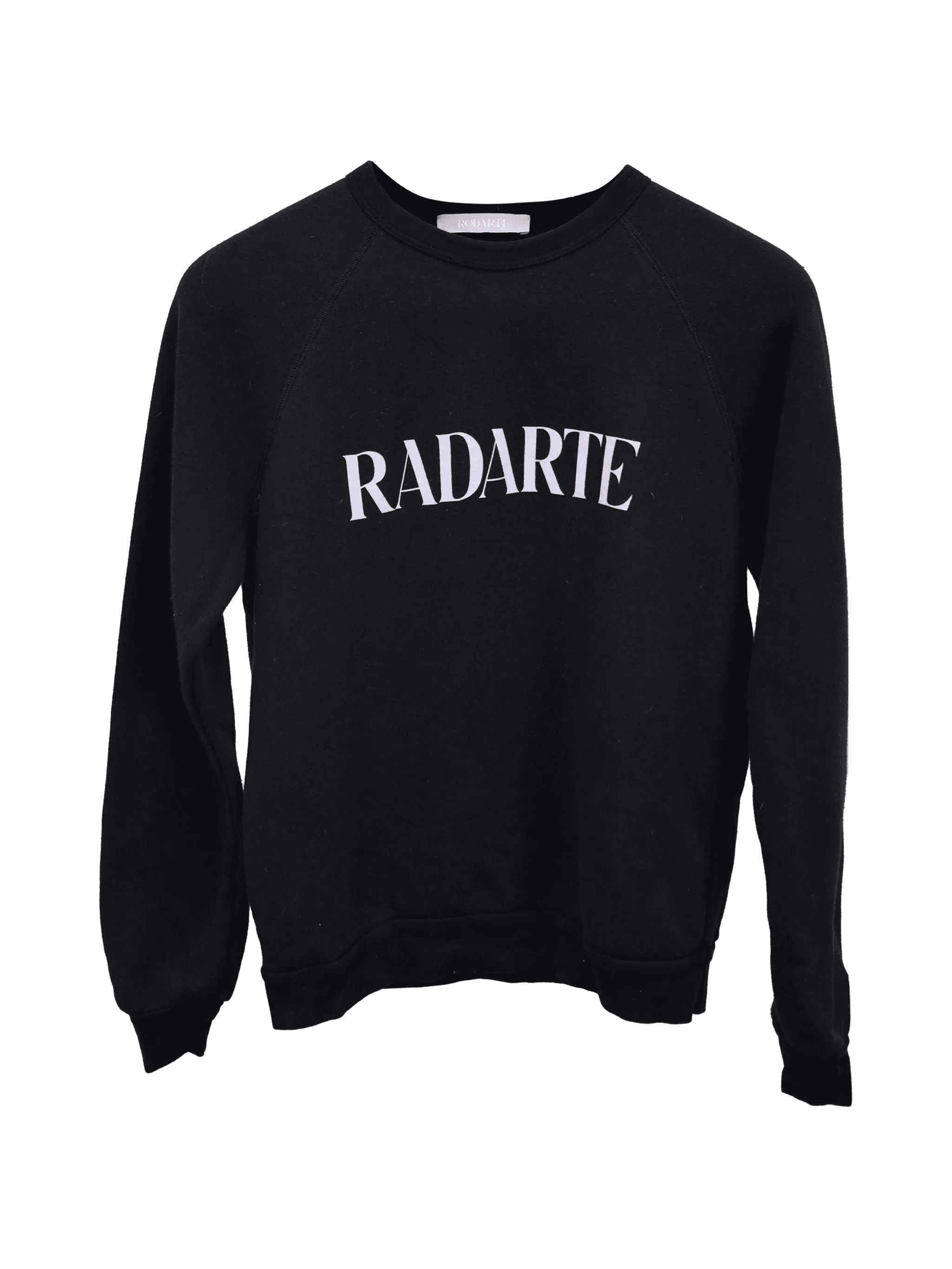 text-print sweatshirt - Image 1
