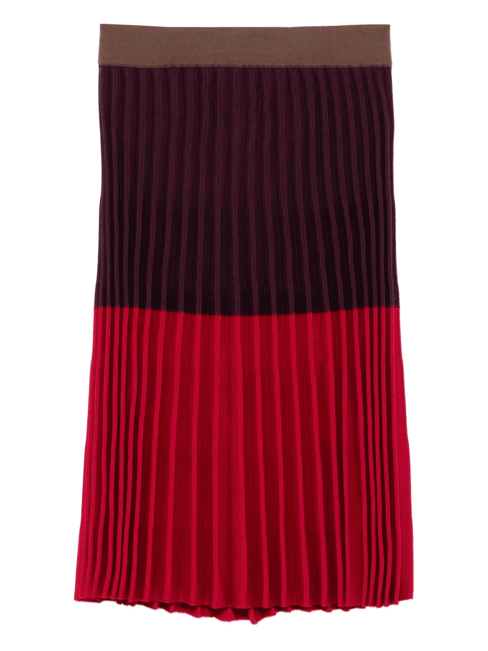 pleated midi skirt - Image 1