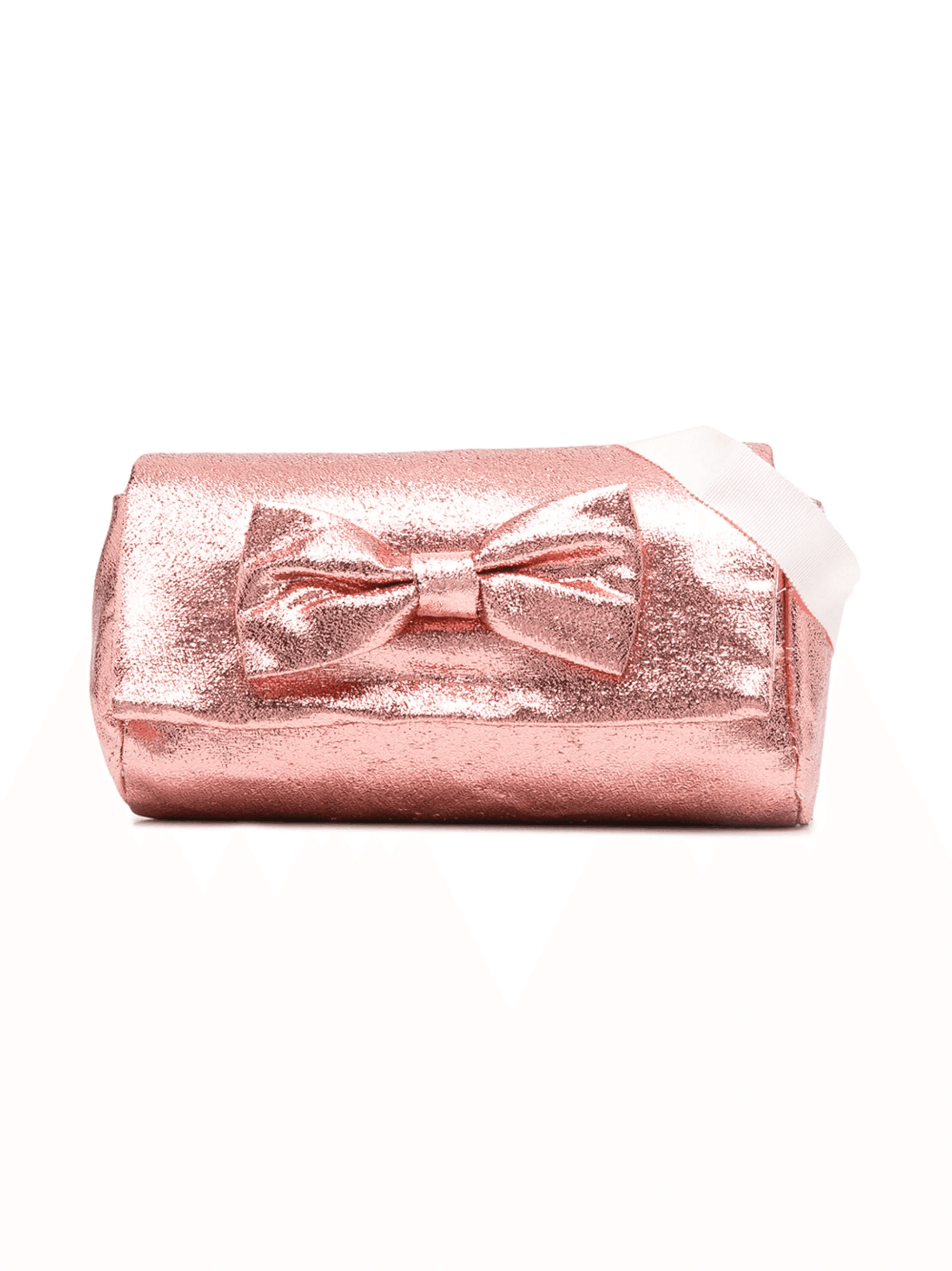 Bow metallic-effect bag - Image 1