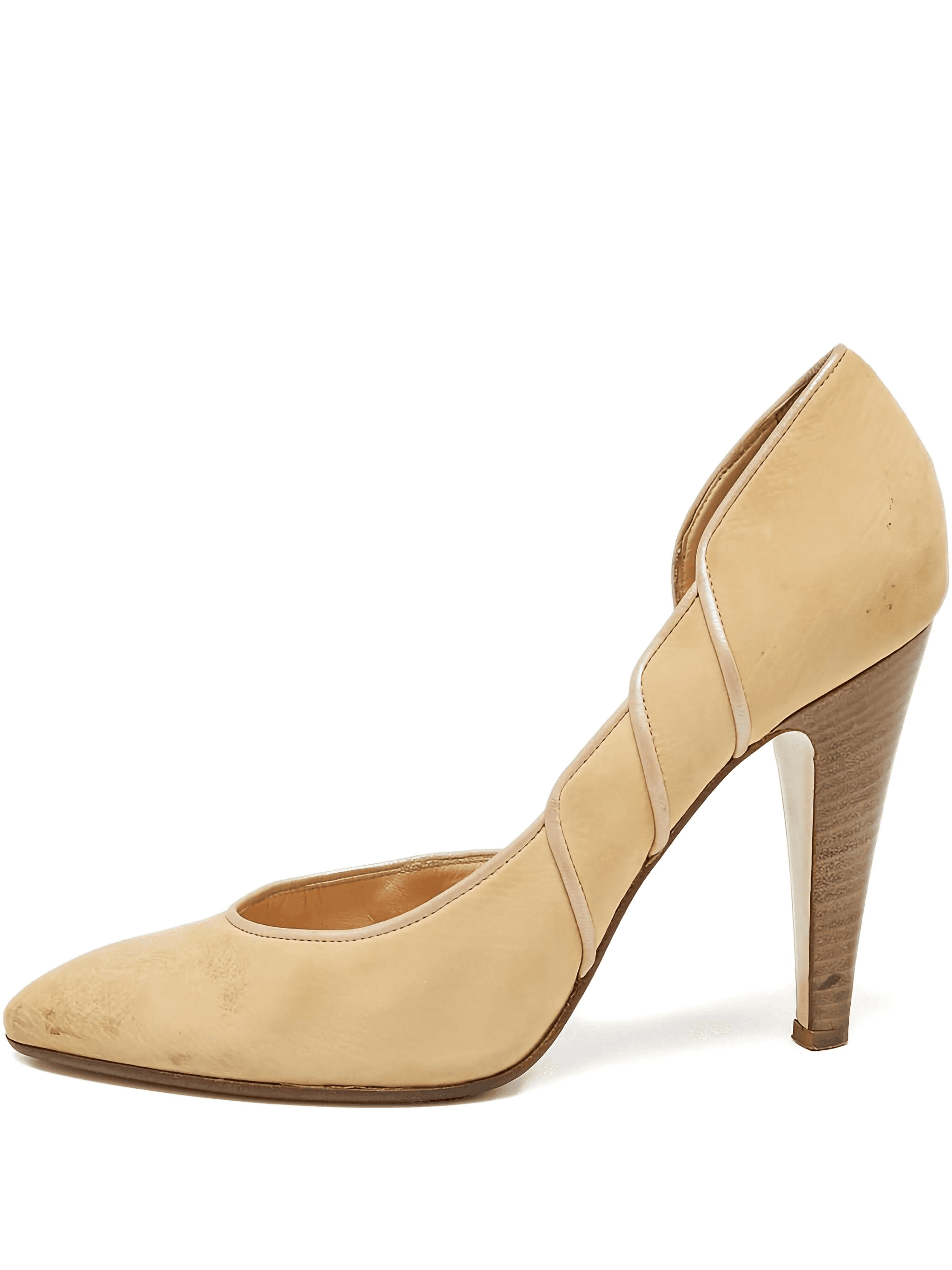 2023 pointed-toe nubuck pumps - Image 1