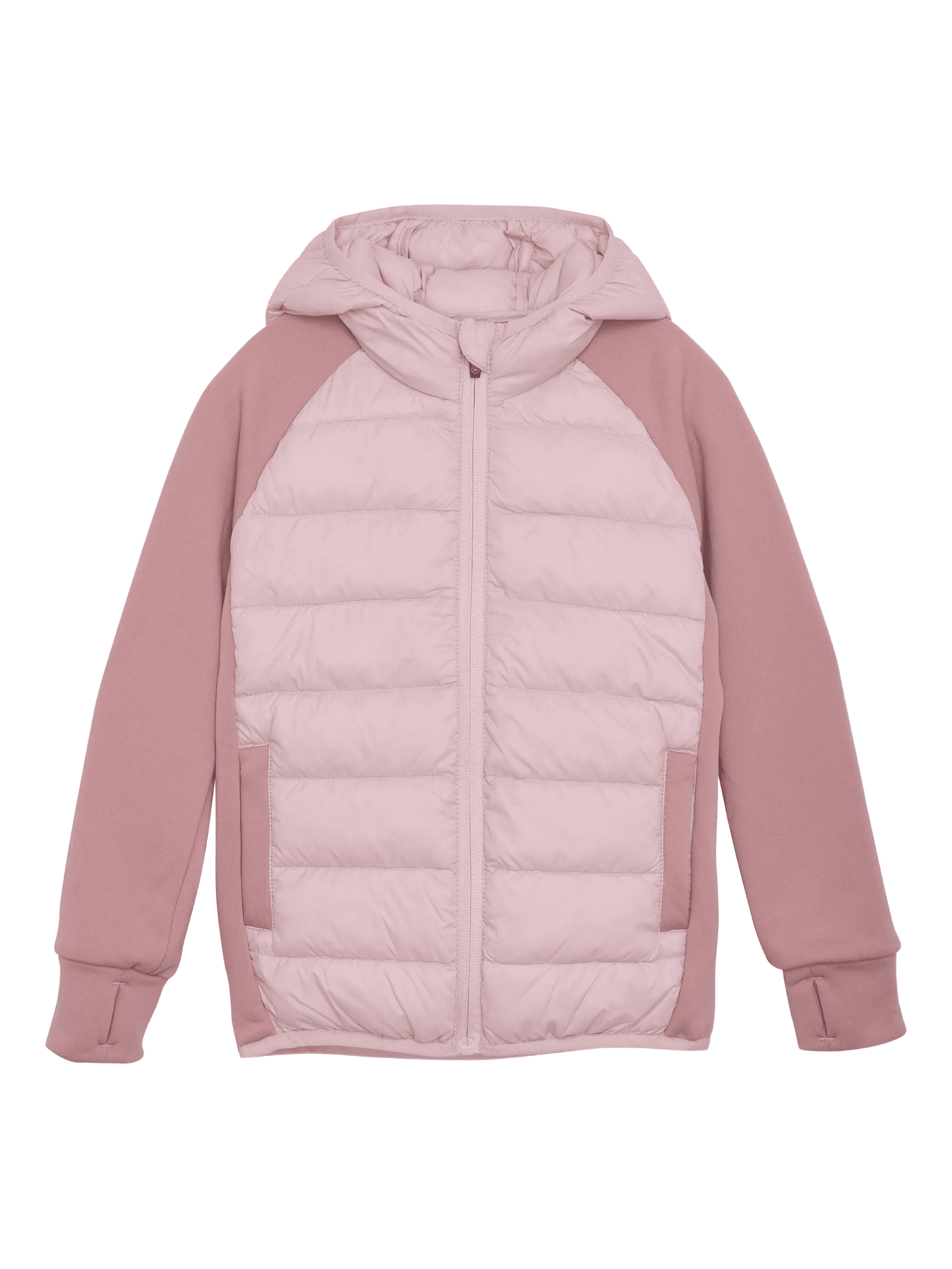 hooded quilted jacket - Image 1