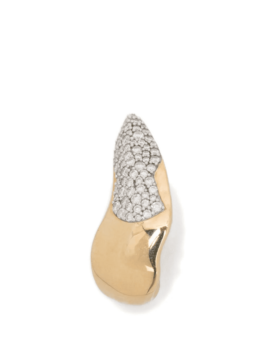 large shark diamond earring - Image 1