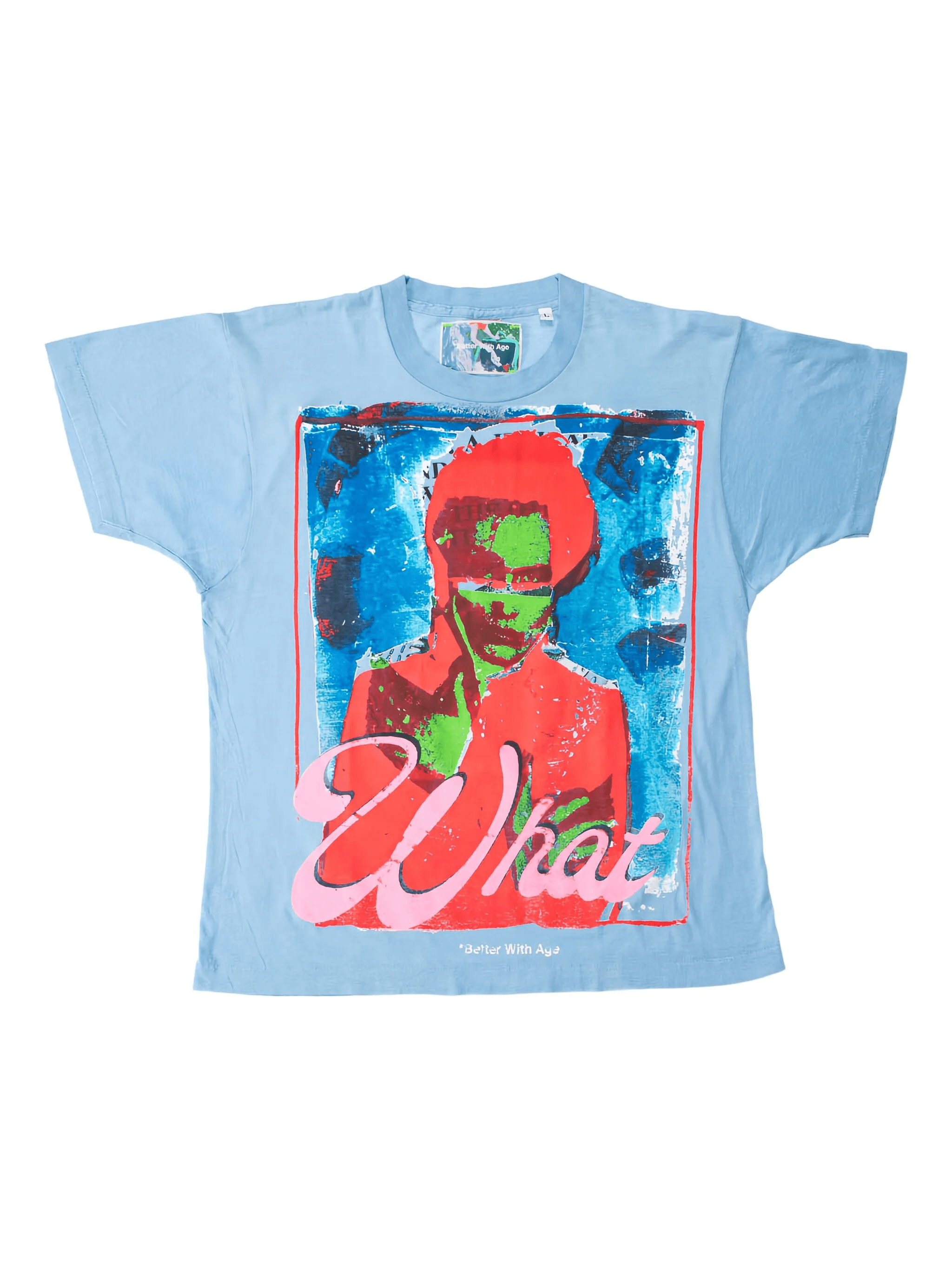 Wha? graphic T-shirt - Image 1