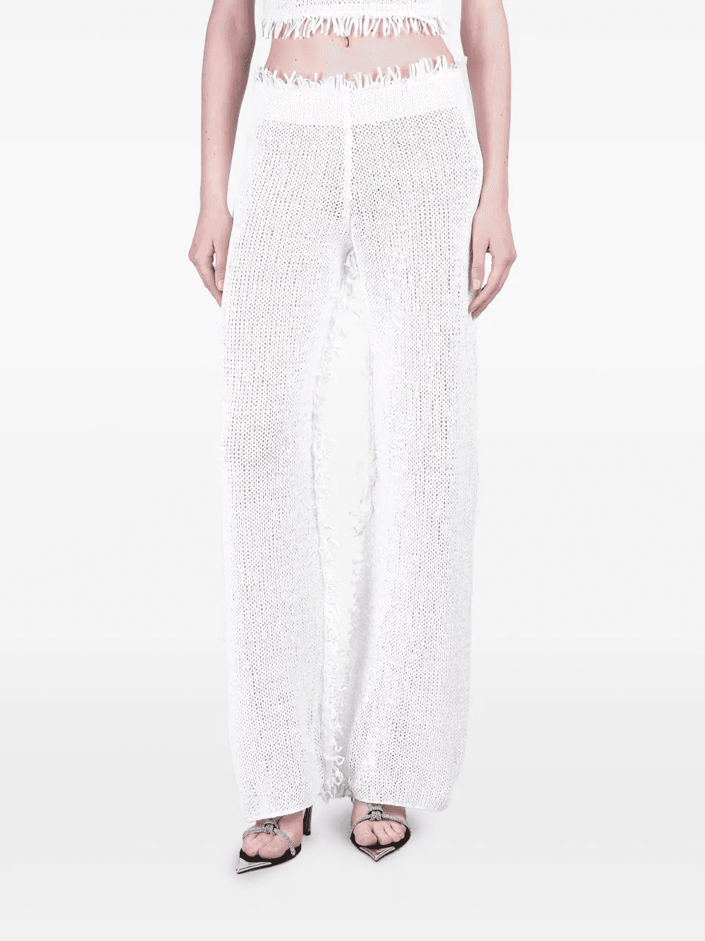 open knit trousers - Image 1