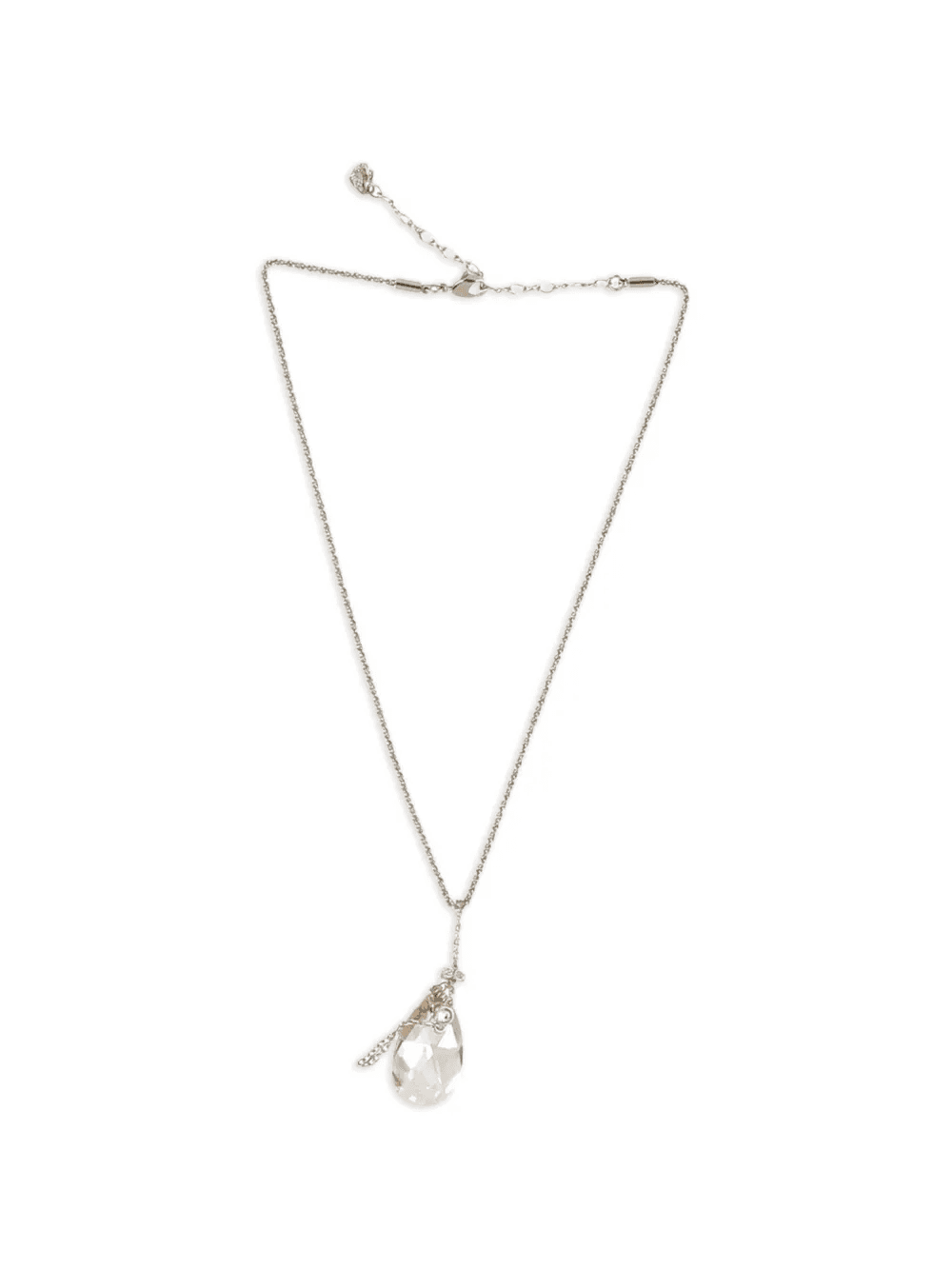 teardrop crystal necklace - Image 1