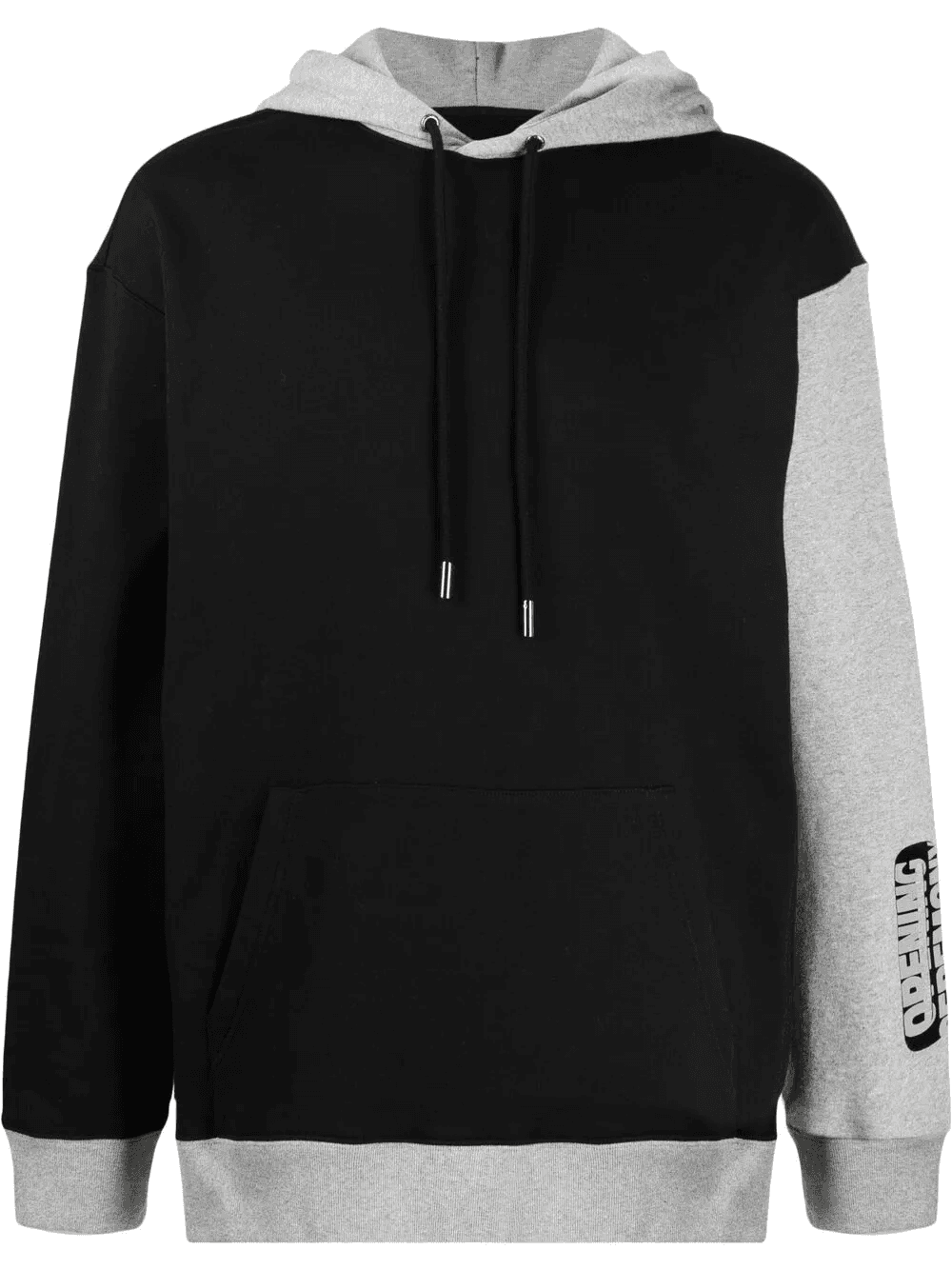 contrast-panel hoodie - Image 1