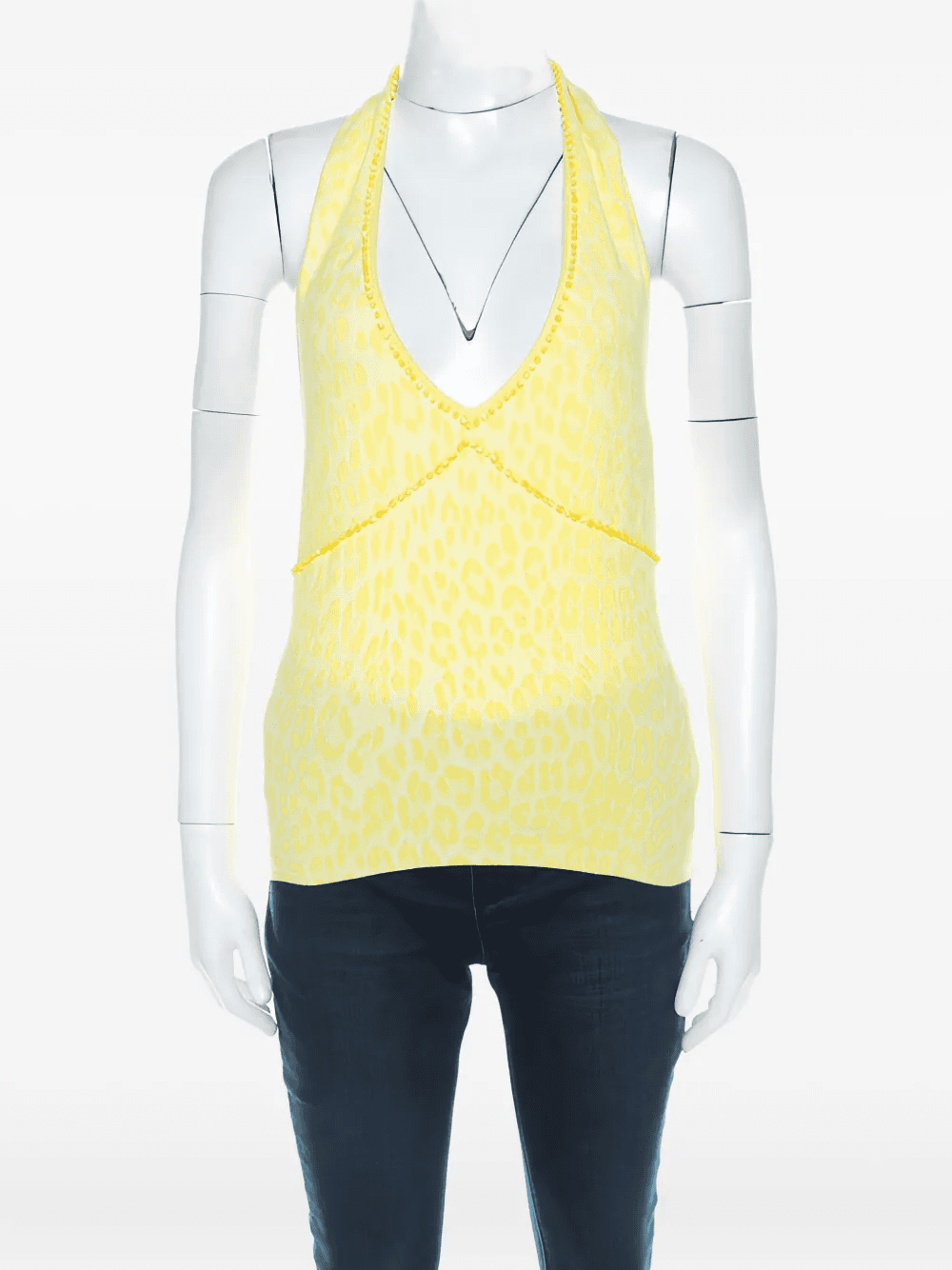 beaded halterneck top - Image 1