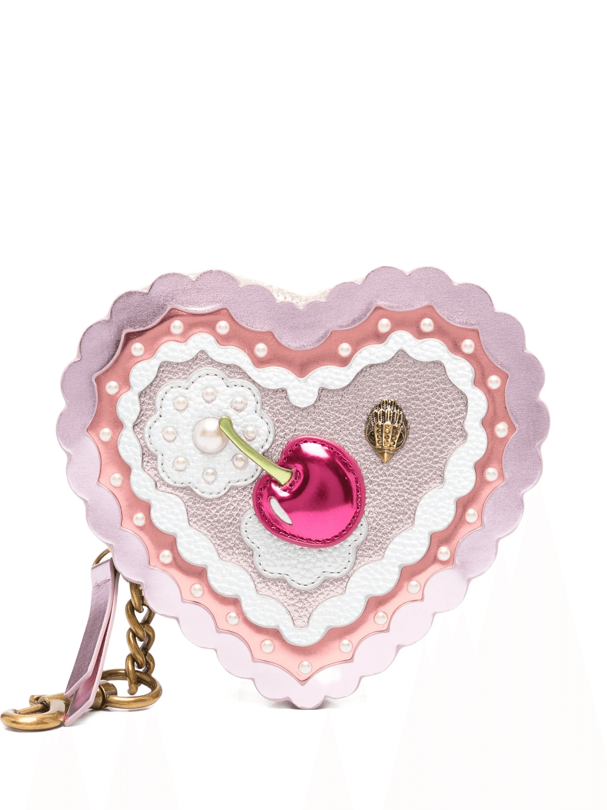 Heart Cake bag charm - Image 1