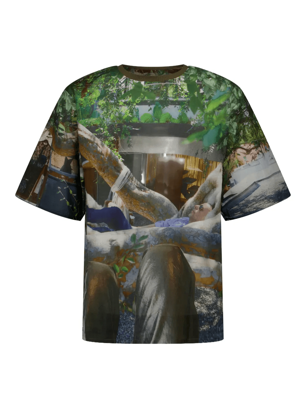holiday jungle print T-shirt - Image 1