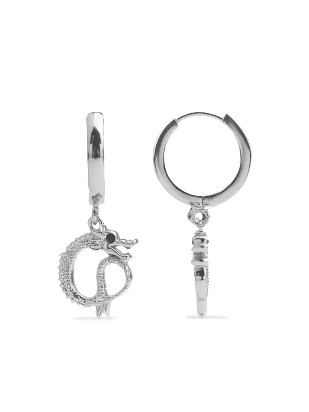 dragon hoop earrings - Image 1