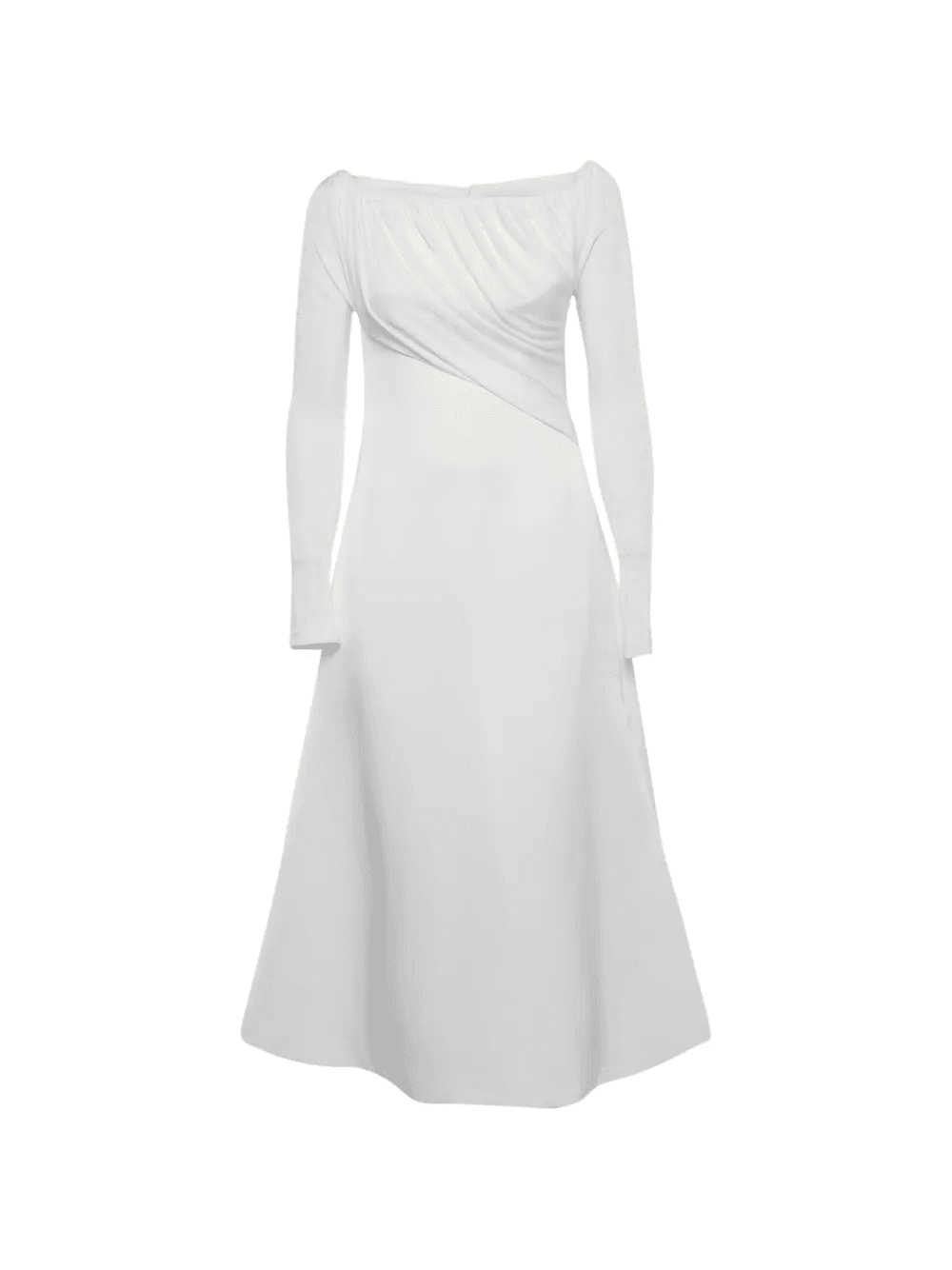 off-shoulder long dress - Image 1