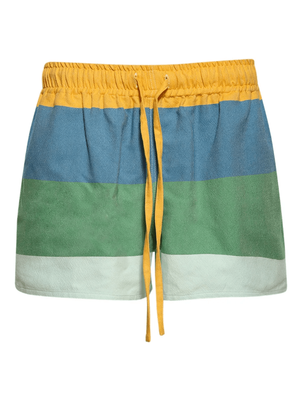 striped drawstring shorts - Image 1