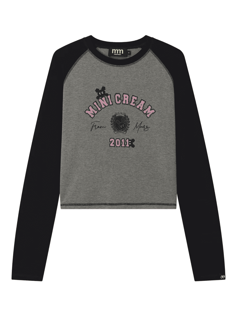 long-sleeve cropped top - Image 1