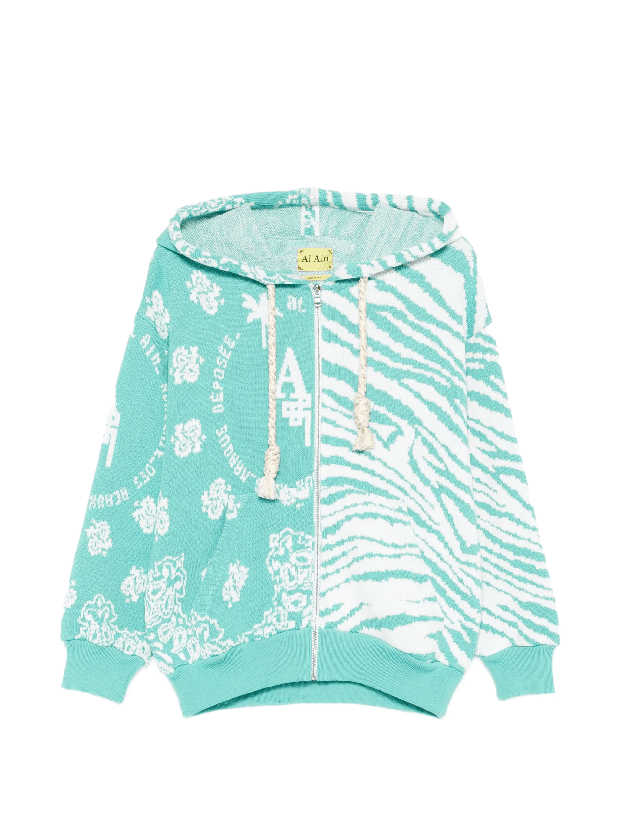 animalier floral cardigan - Image 1