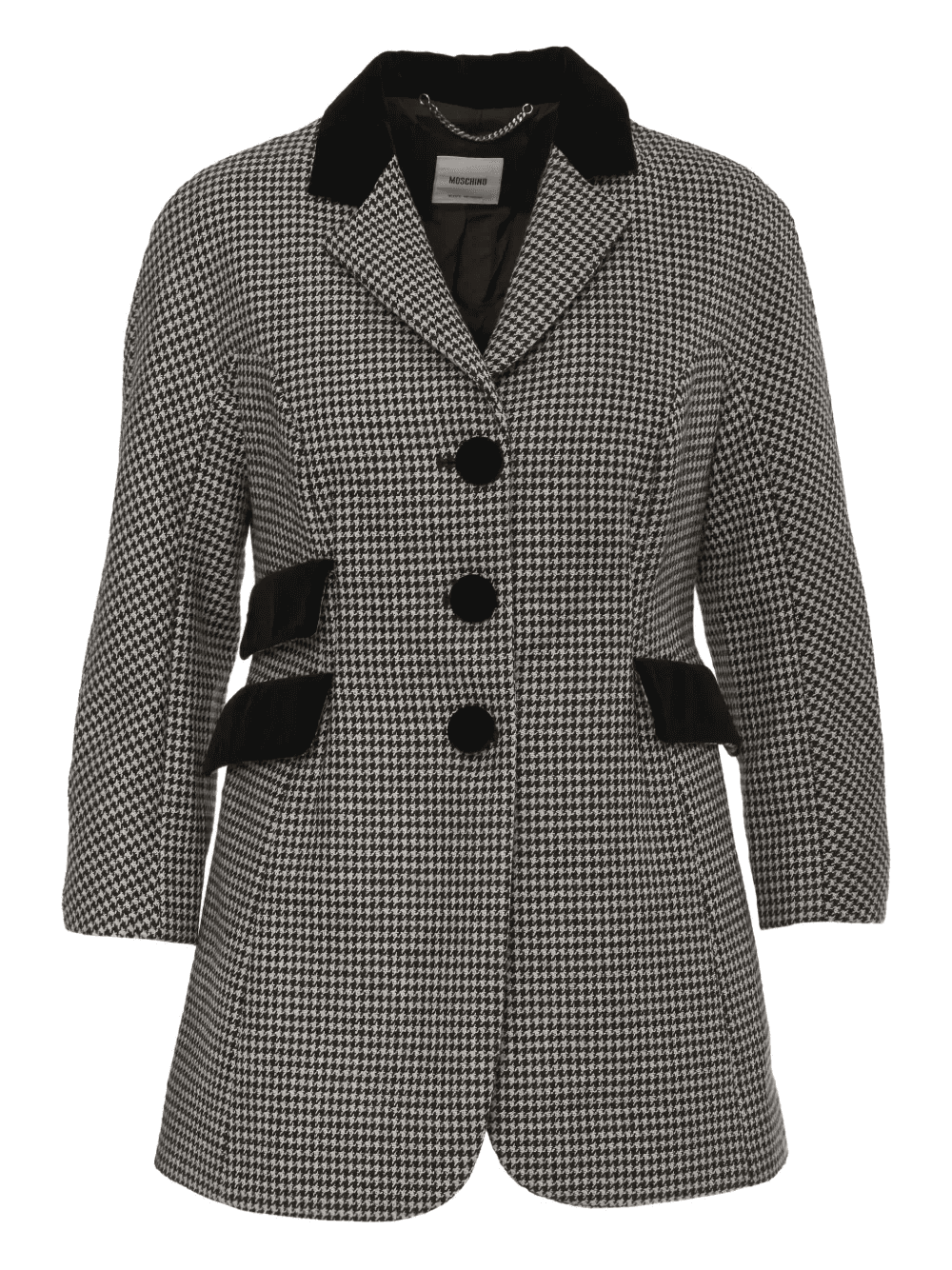 pre-owned houndstooth jacket - Image 1