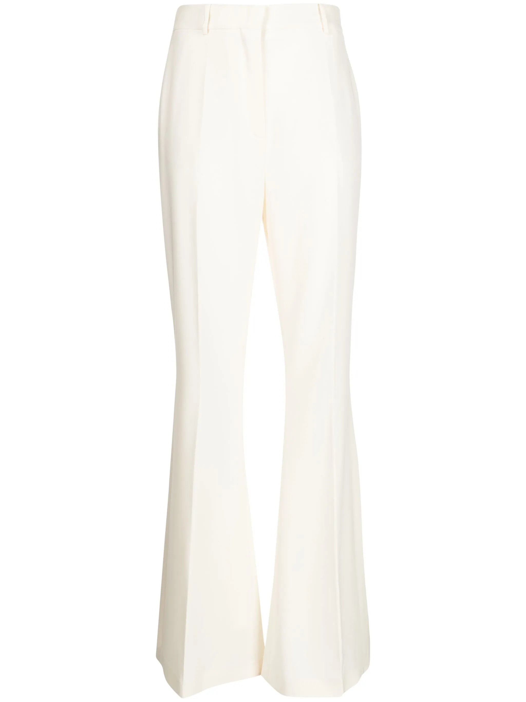 high-waisted flared trousers - Image 1