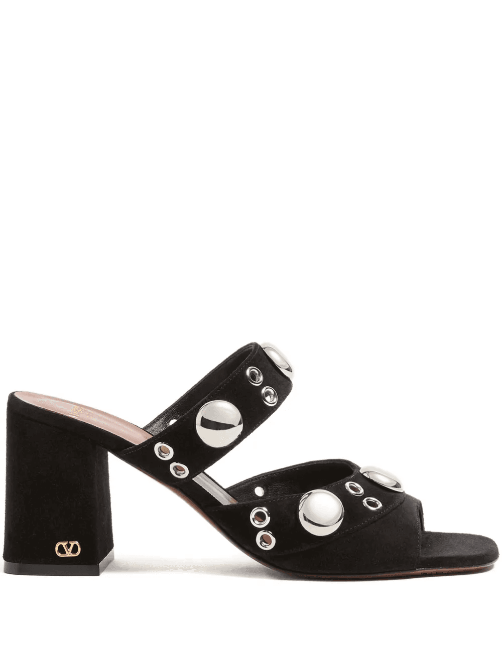 studs logo-plaque sandals - Image 1
