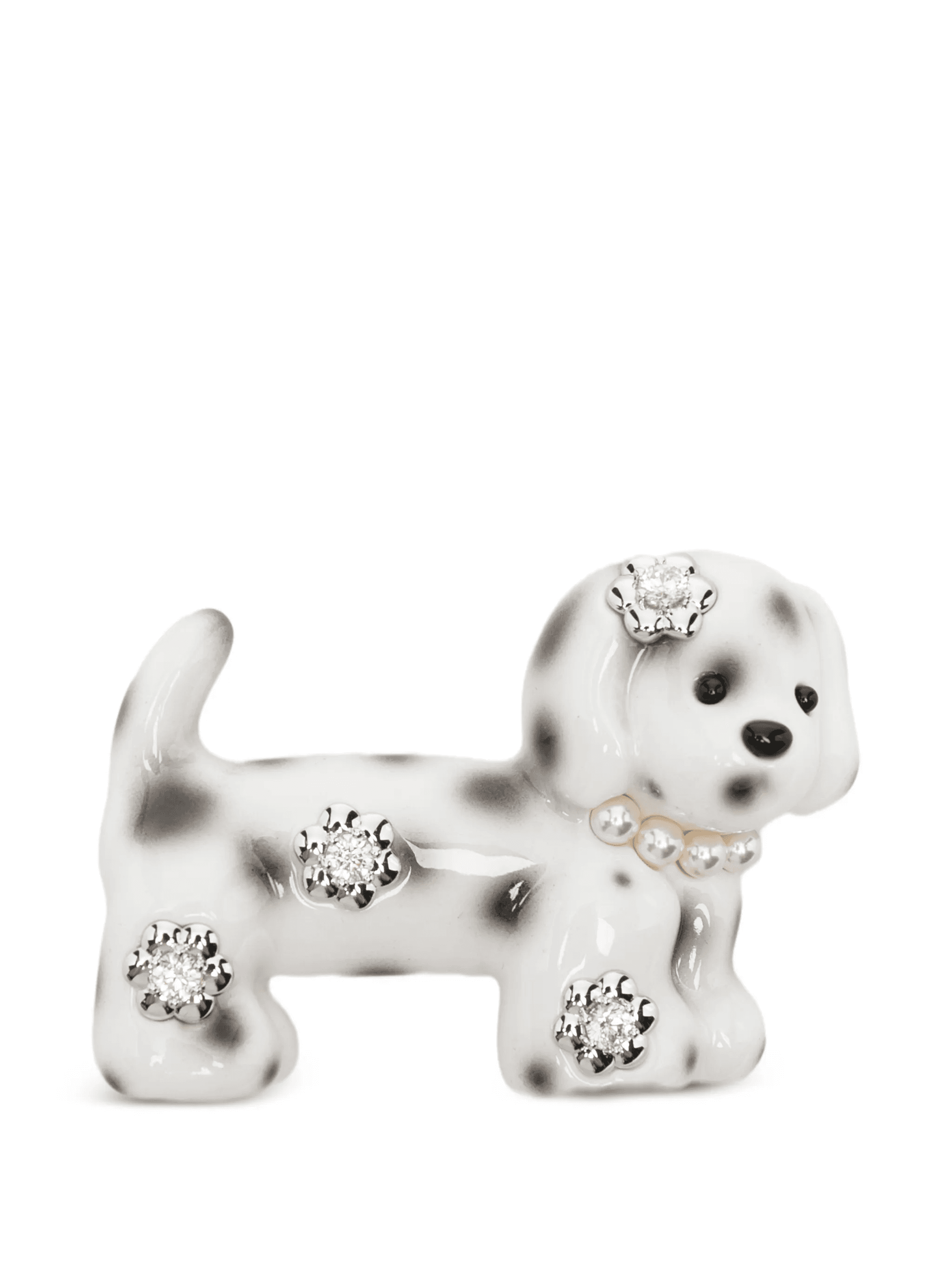 dog pearl hair clip - Image 1
