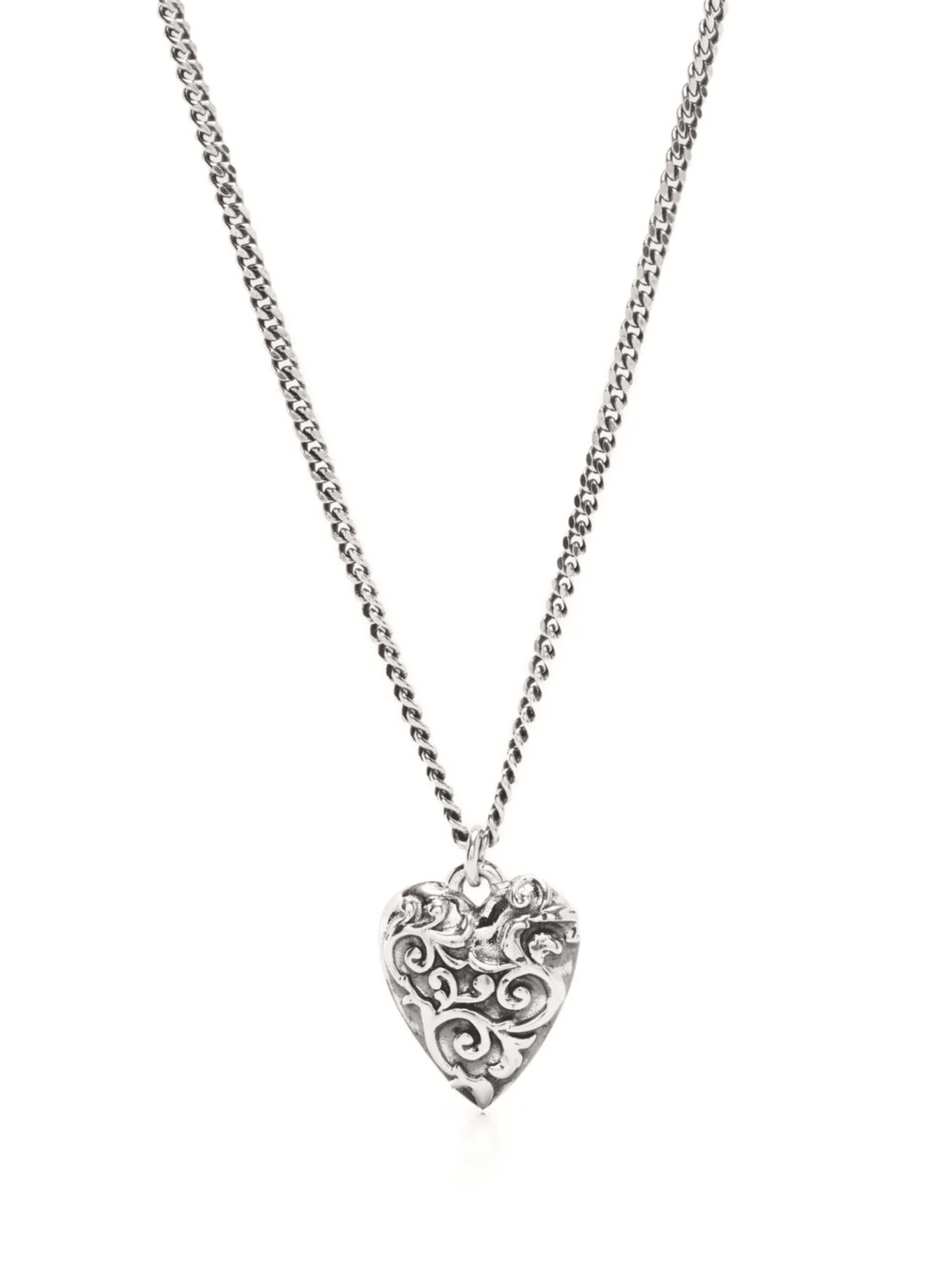 Arabesque heart pendant necklace - Image 1
