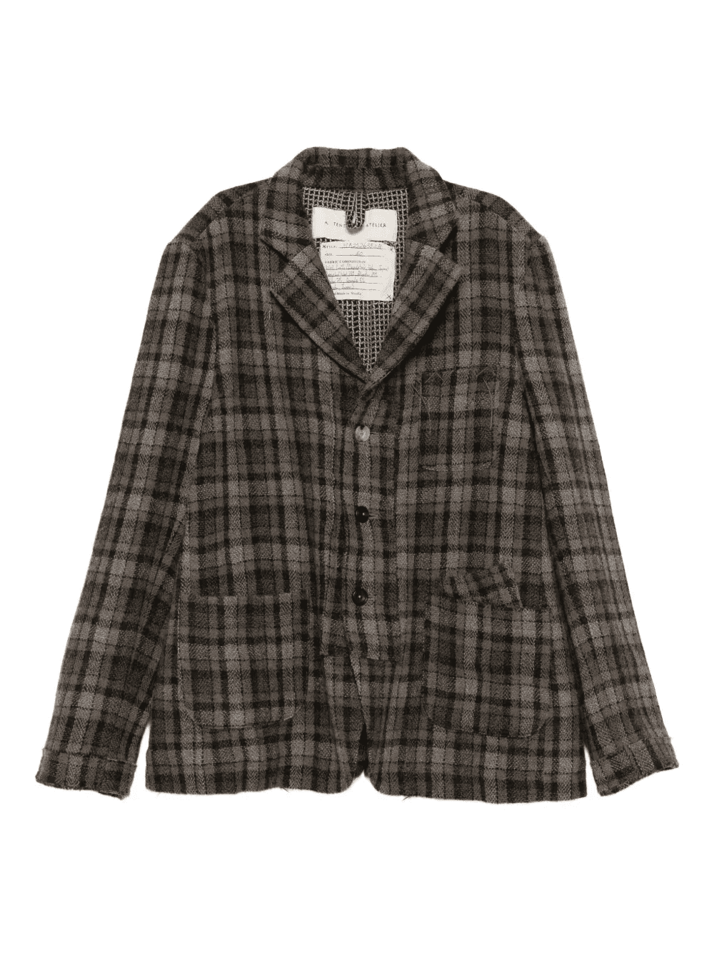 plaid shirt jacket - Image 1