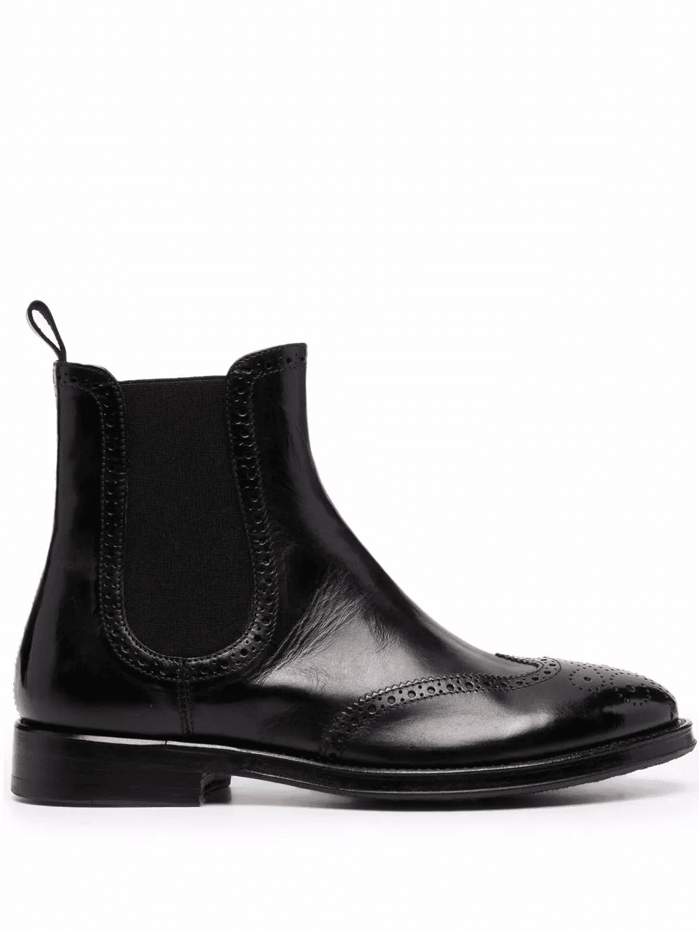 brogue detailing chelsea boots - Image 1