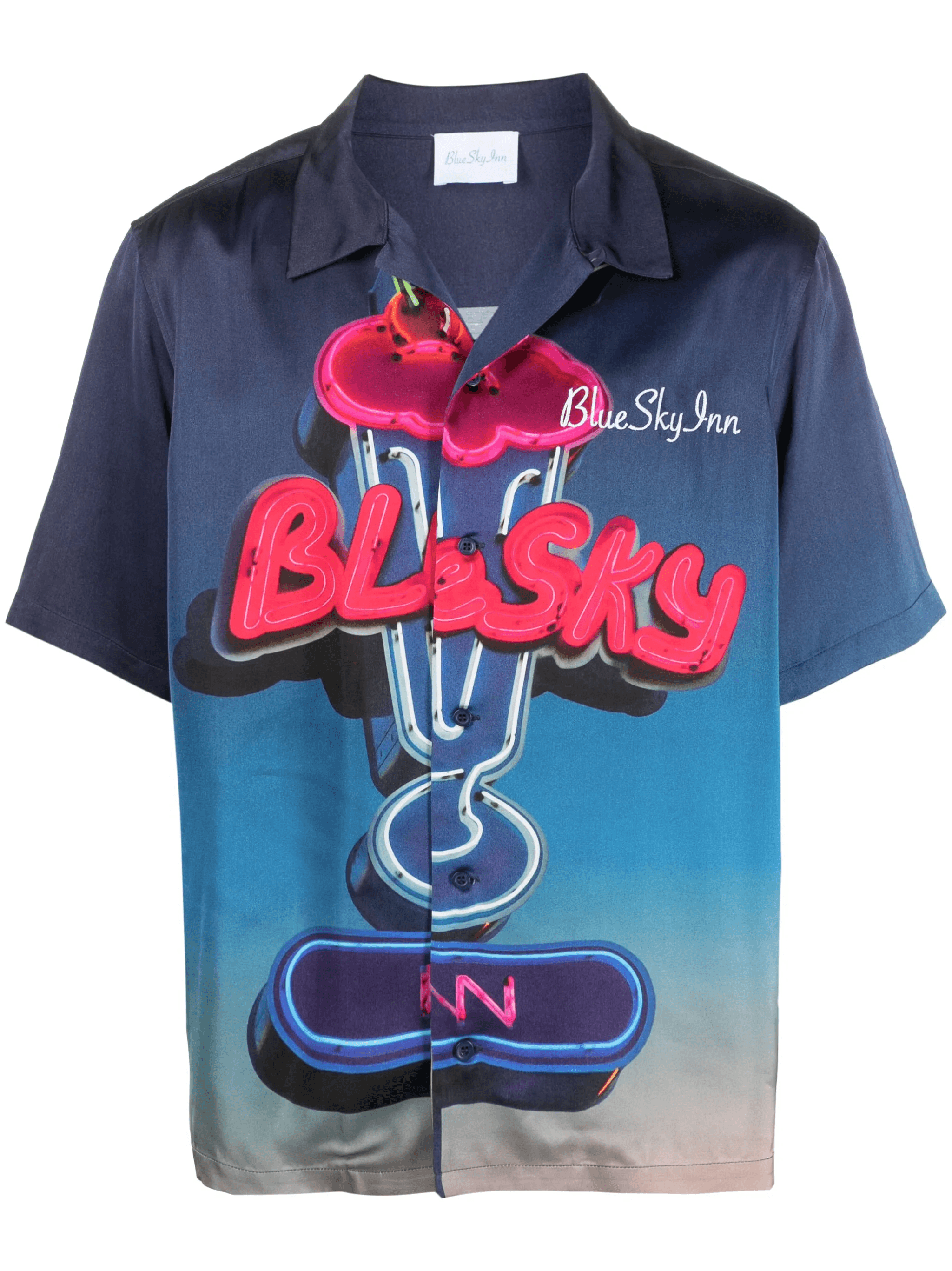 logo-print short-sleeved shirt - Image 1