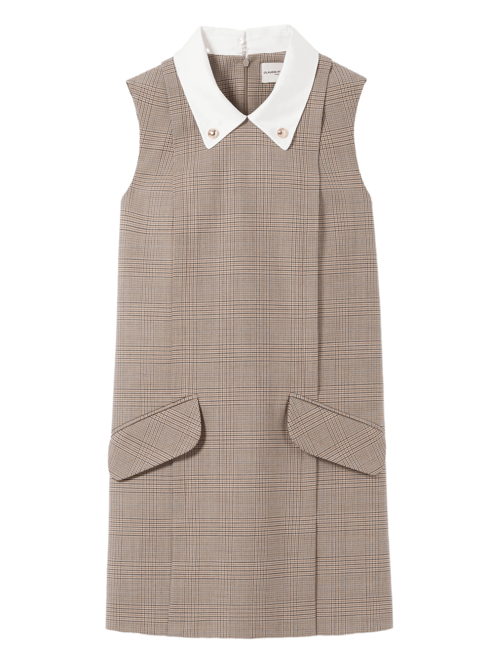 mini checked dress - Image 1
