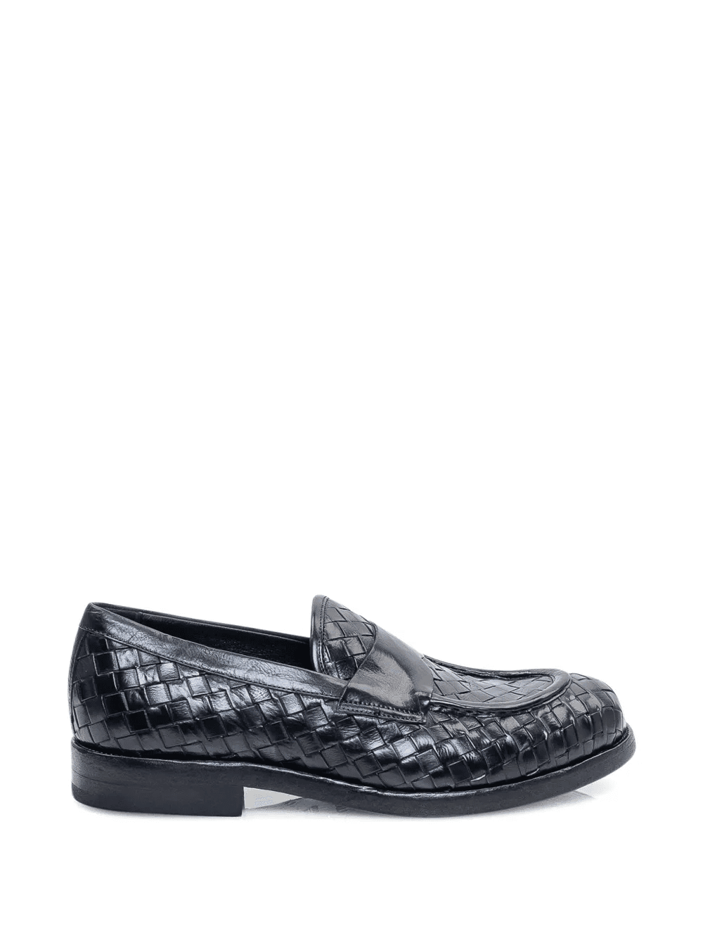 woven leather loafers - Image 1