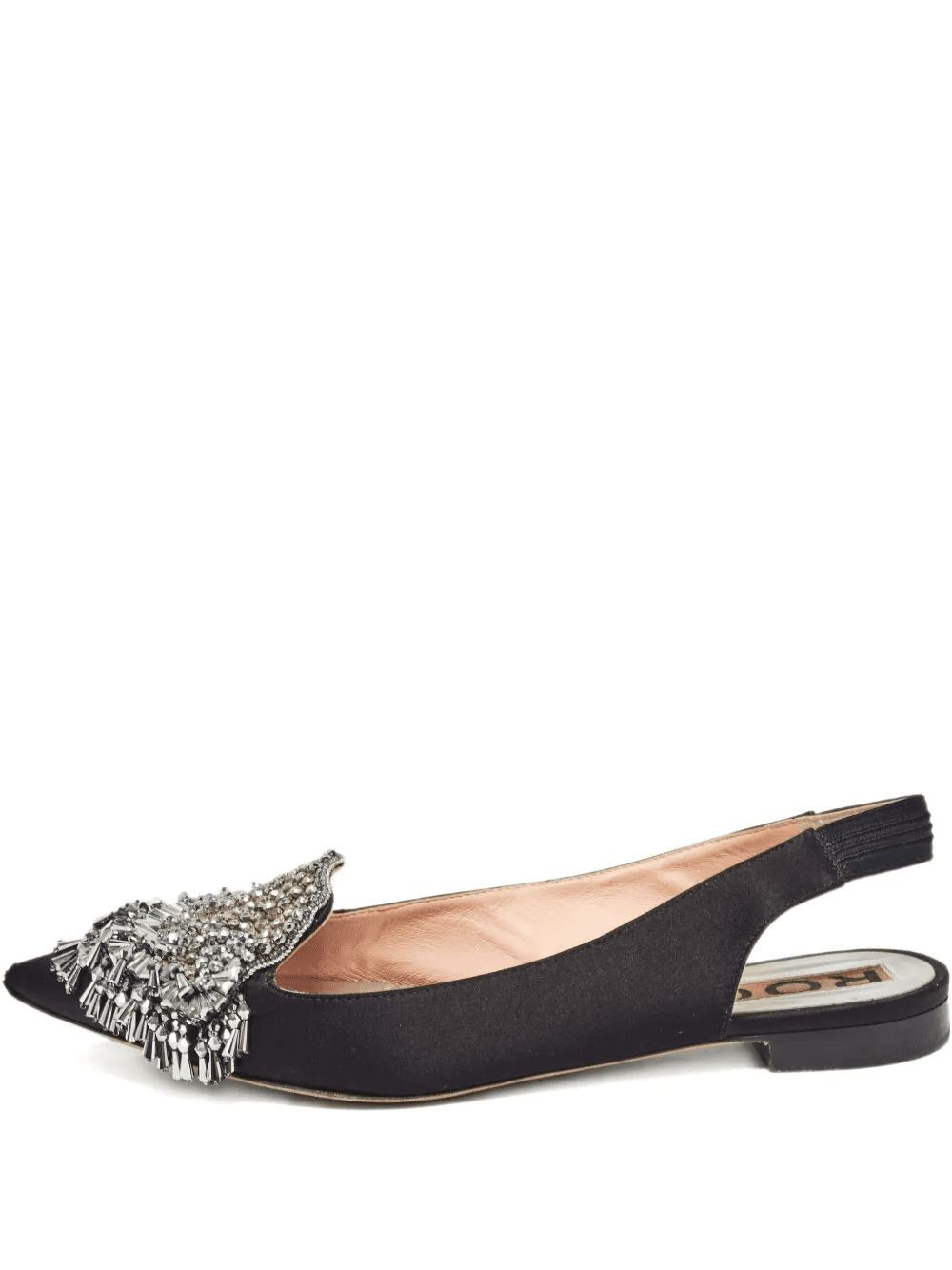 beaded slingback ballet flats - Image 1