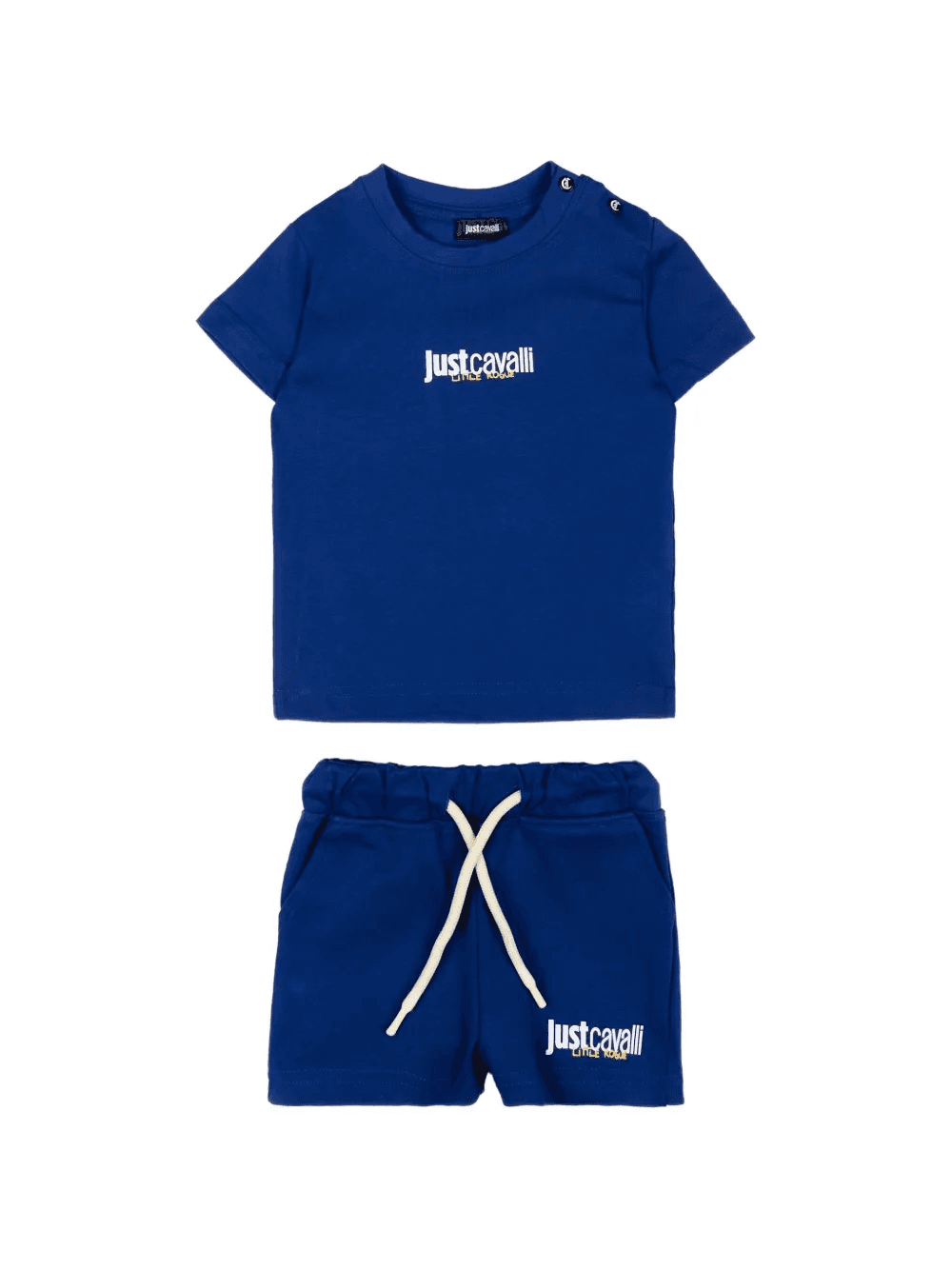 logo t-shirt and shorts set - Image 1